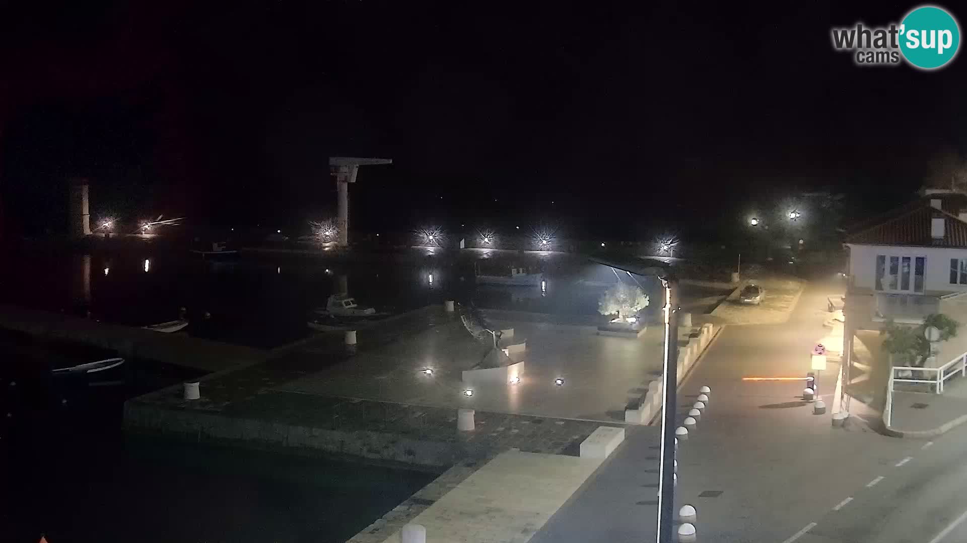 Livecam Senj – Vue panoramique de Senj riva