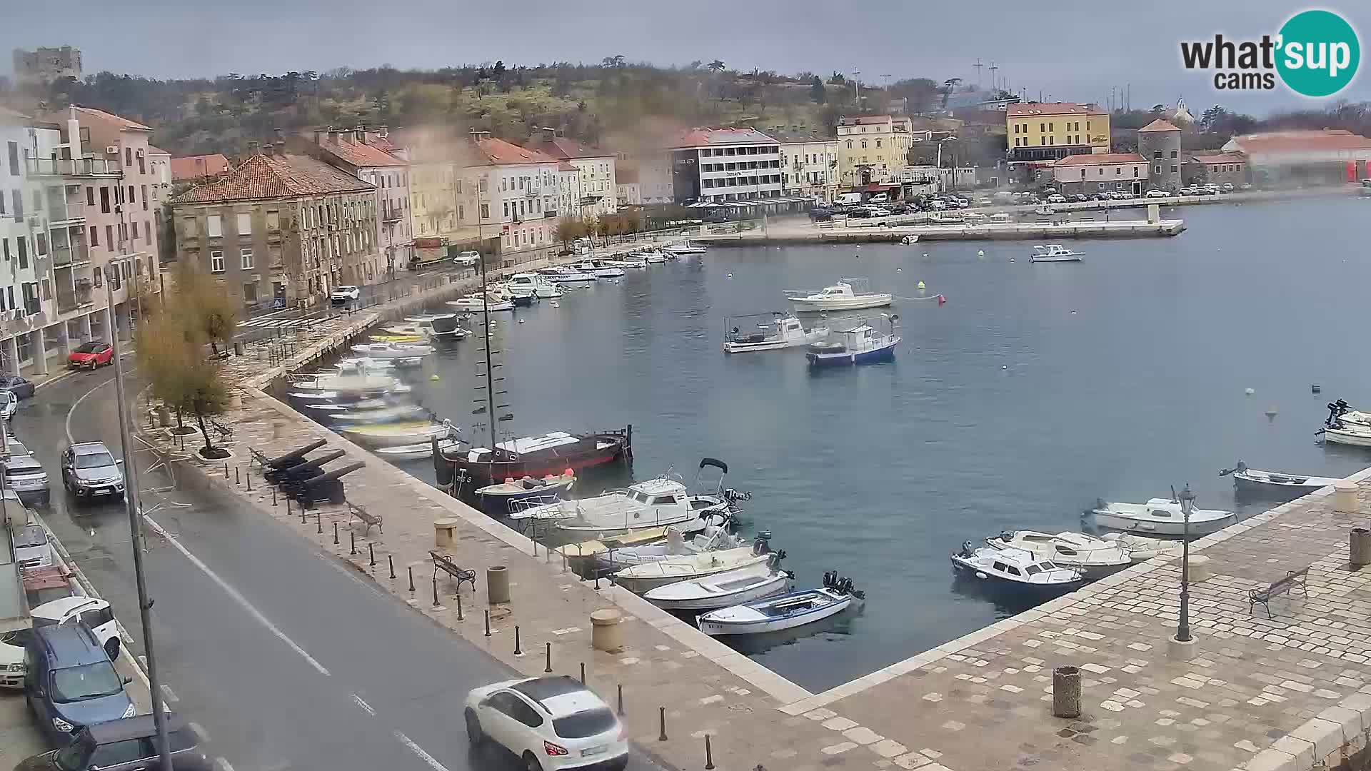 Senj camera en vivo – Vista panorámica de Senj riva
