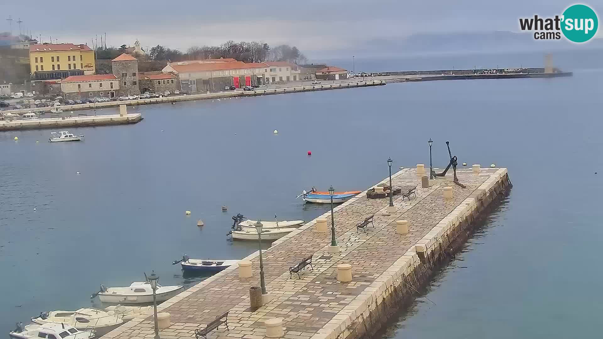 Senj Spletna kamera – pogled na obalo Senja