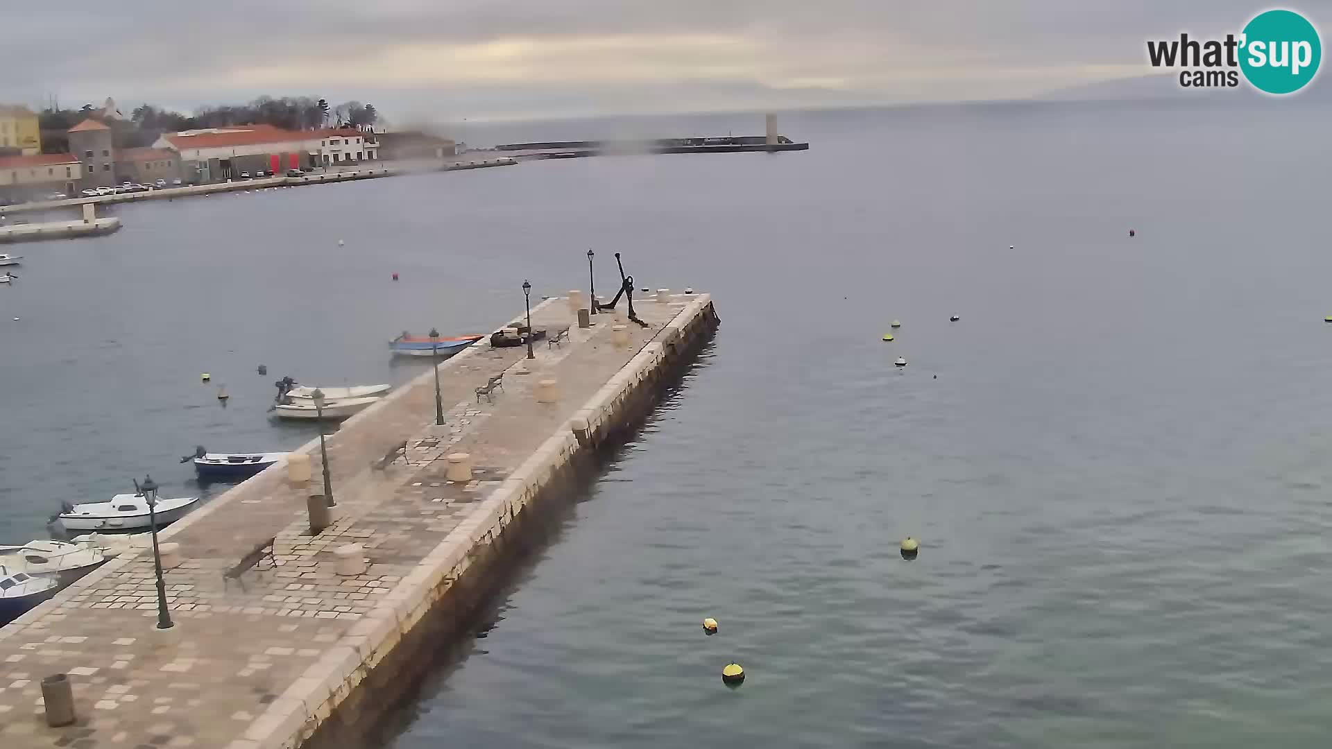 Webcam Segna – Panorama dell’lungomare di Senj