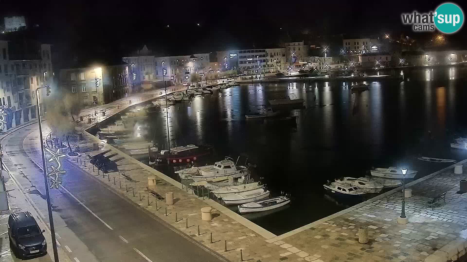 Senj camera en vivo – Vista panorámica de Senj riva