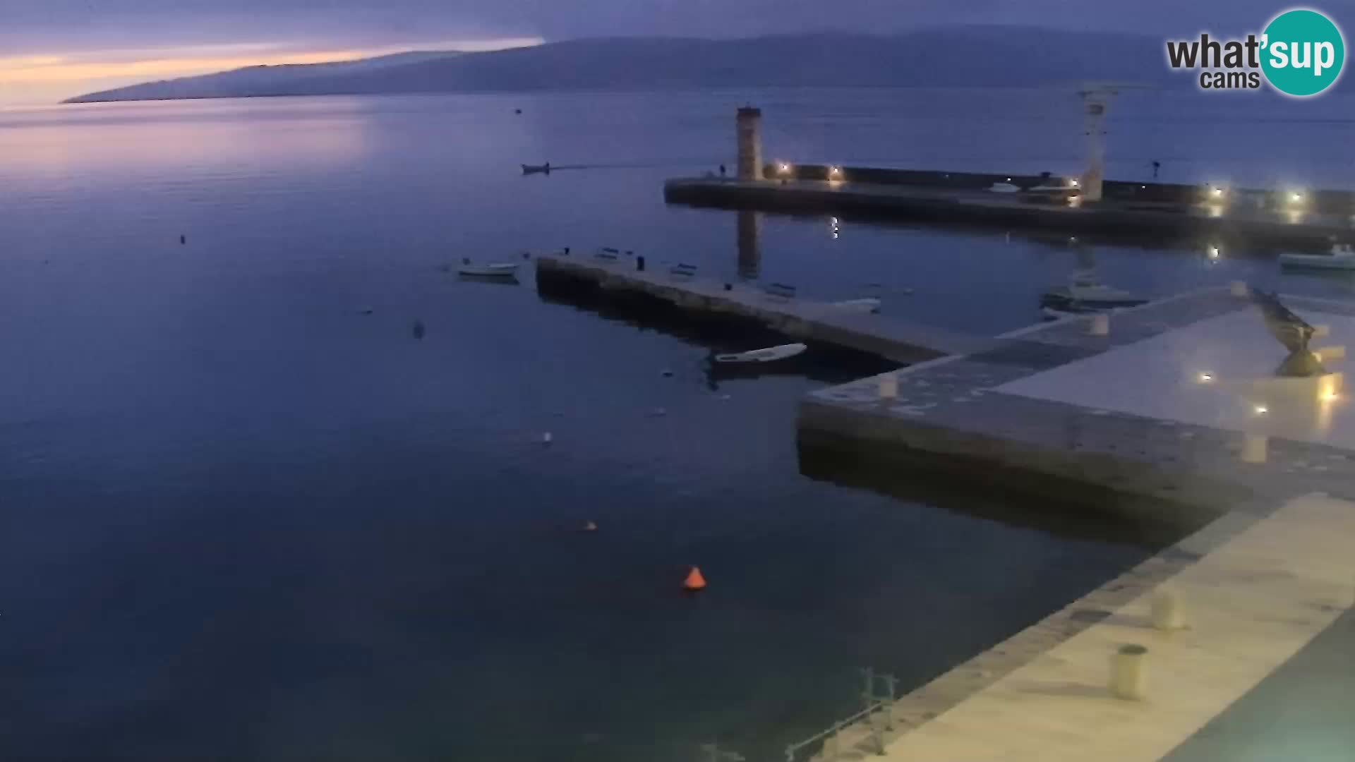 Kamera u živo Senj – Panoramski pogled na senjsku rivu