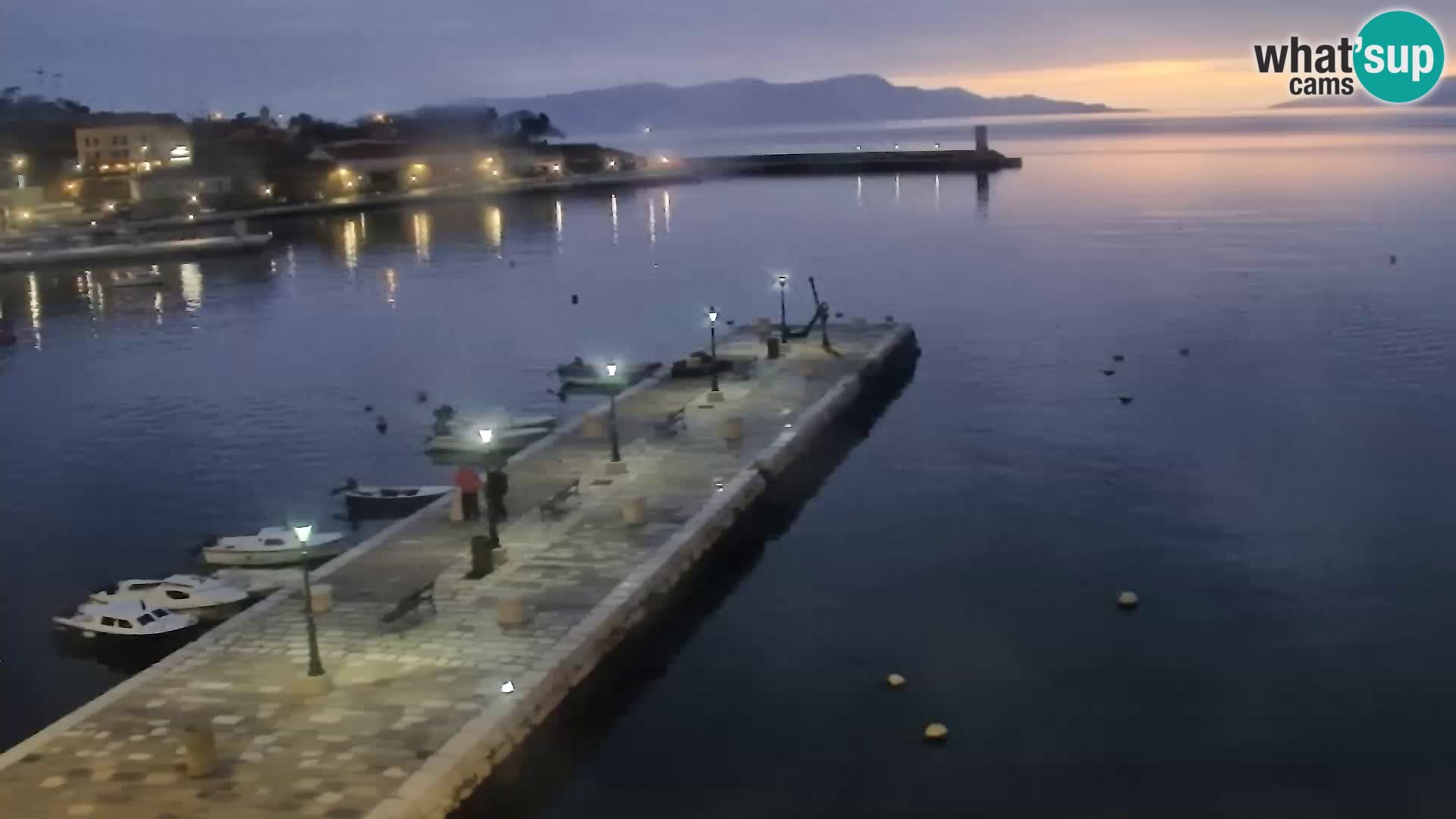 Senj camera en vivo – Vista panorámica de Senj riva