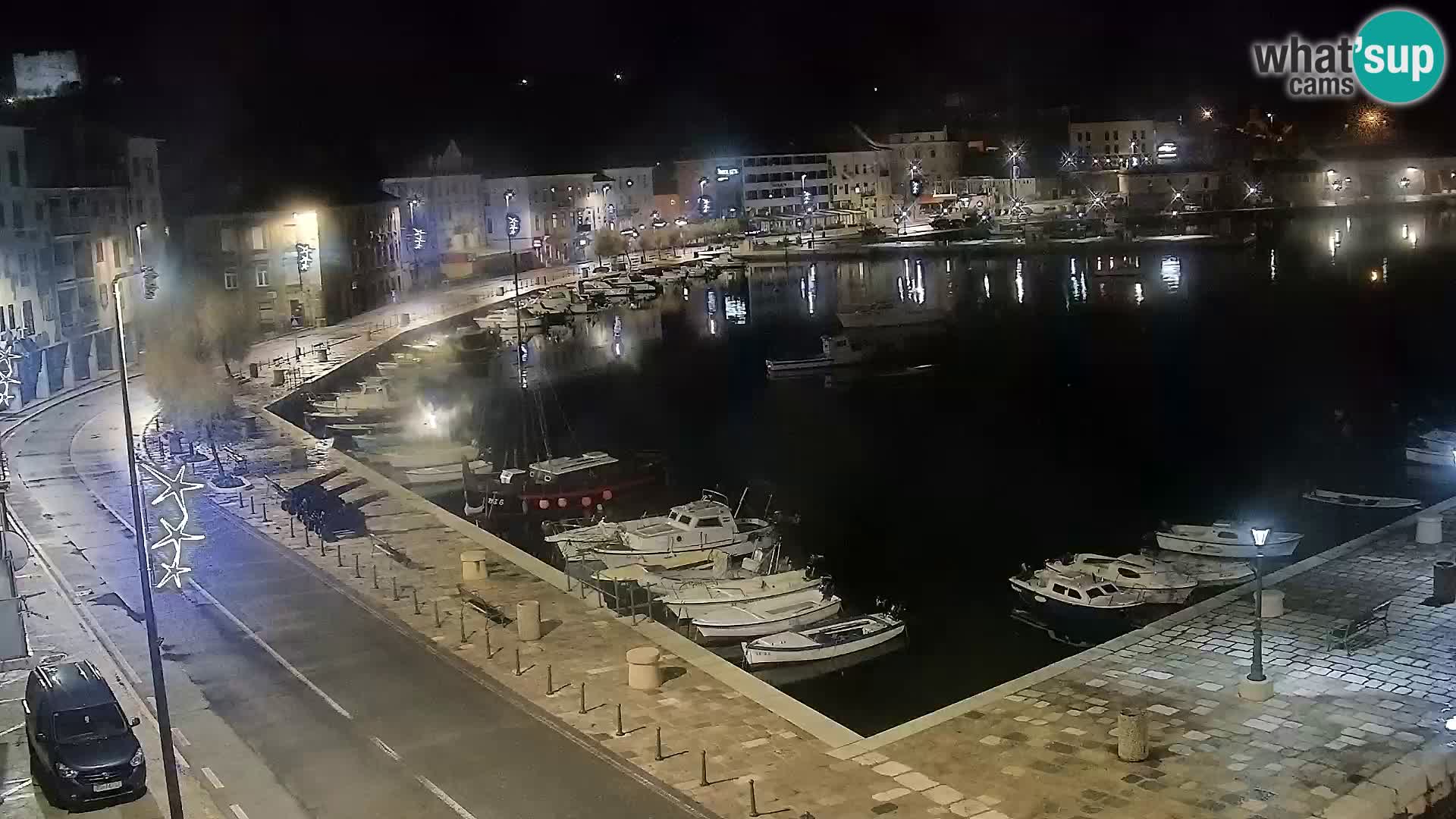 Senj camera en vivo – Vista panorámica de Senj riva