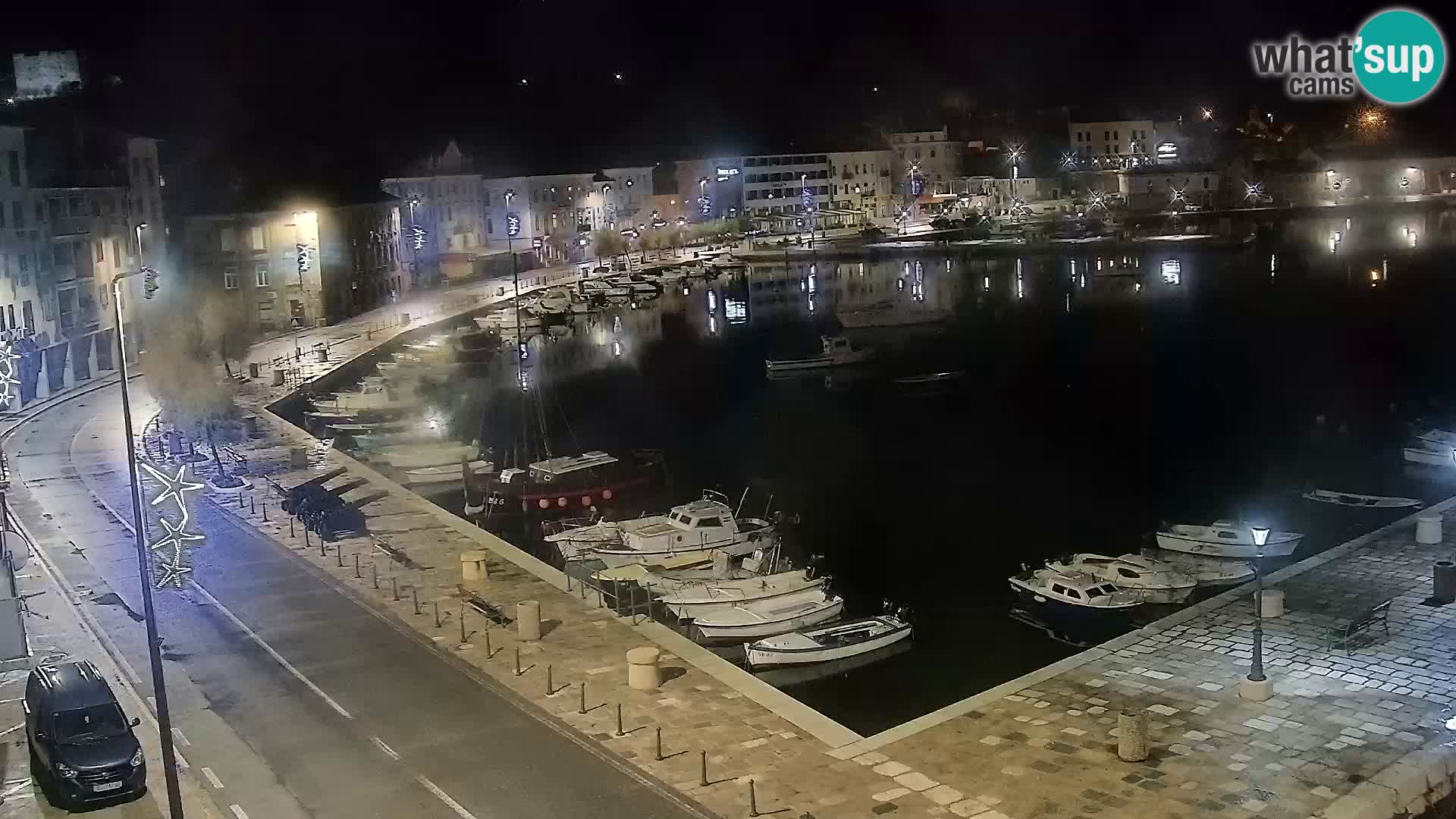 Webcam Segna – Panorama dell’lungomare di Senj