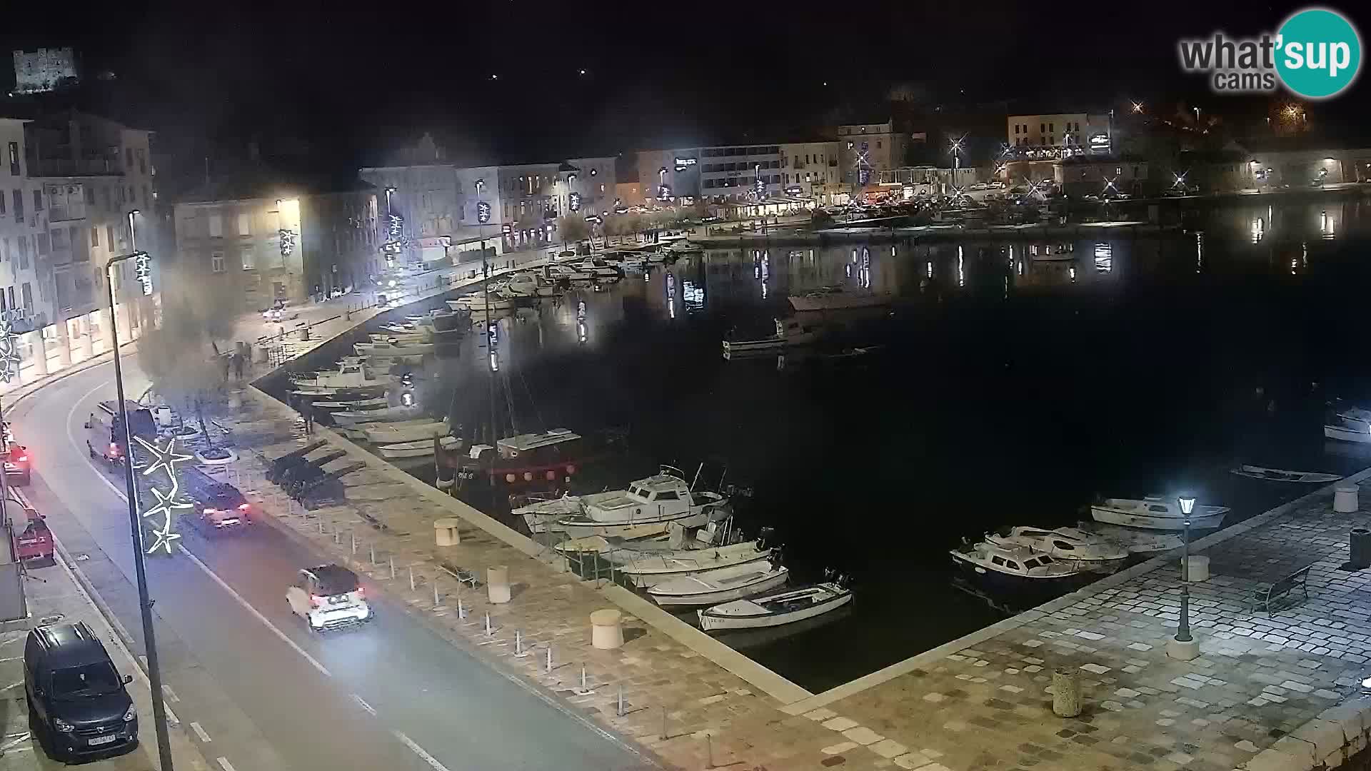 Senj camera en vivo – Vista panorámica de Senj riva