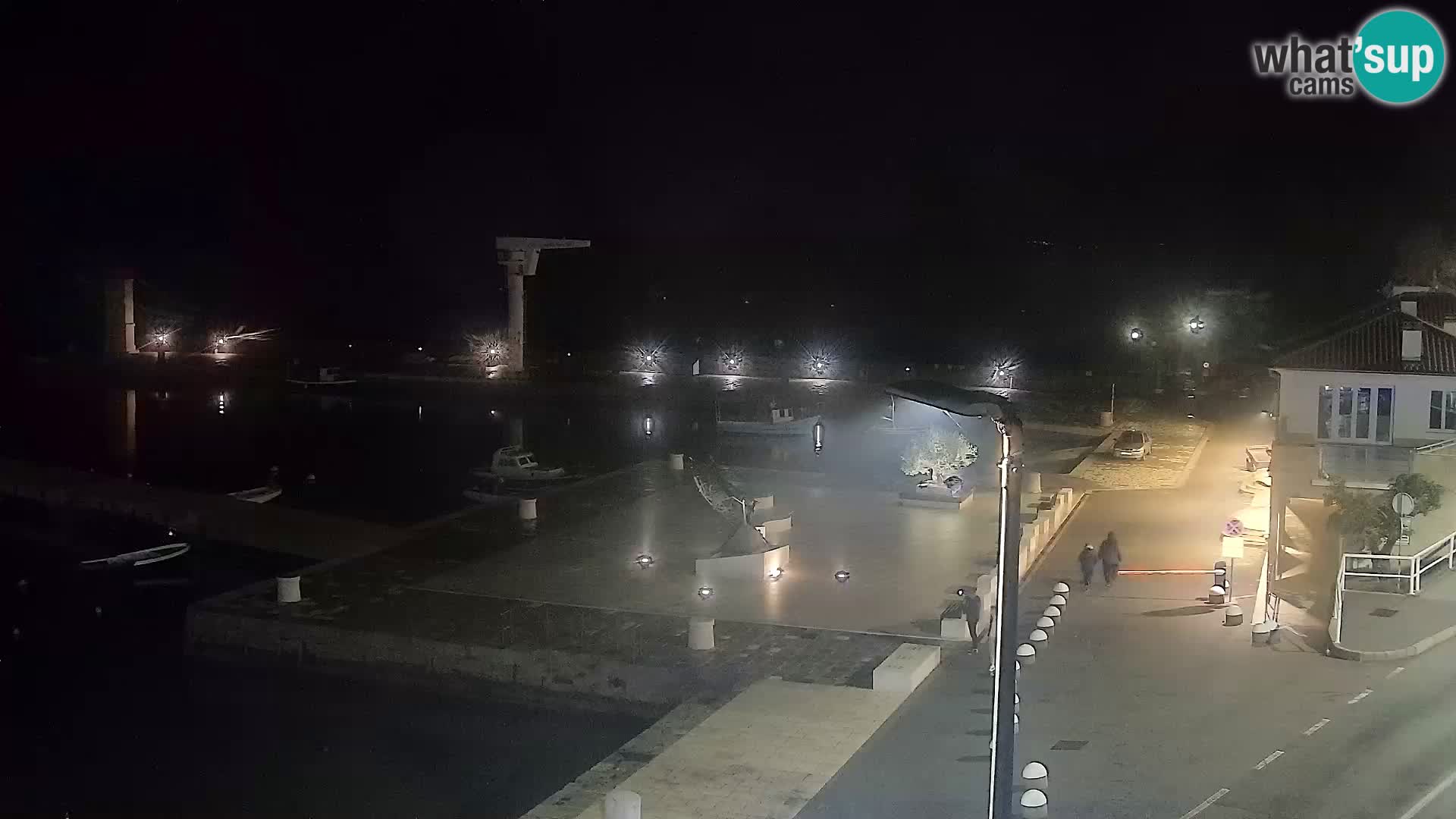 Livecam Senj – Vue panoramique de Senj riva