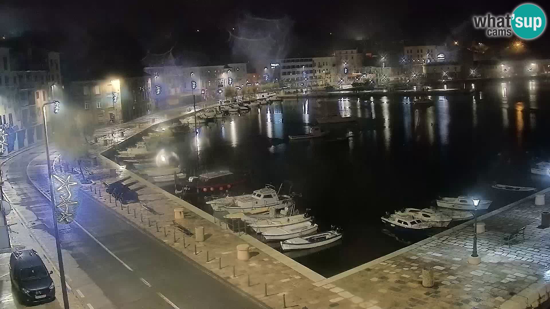 Senj camera en vivo – Vista panorámica de Senj riva