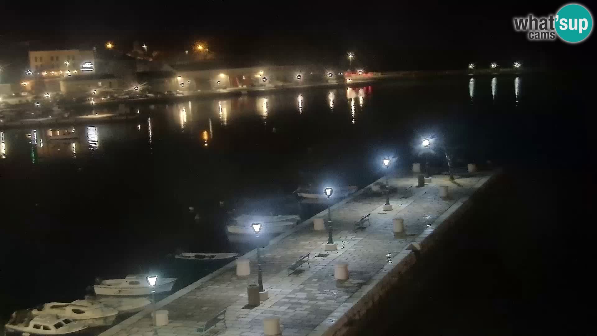 Webcam Segna – Panorama dell’lungomare di Senj