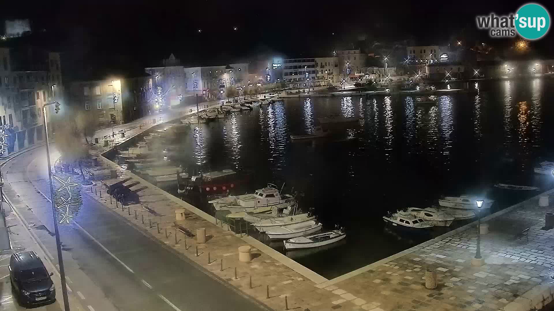 Kamera u živo Senj – Panoramski pogled na senjsku rivu