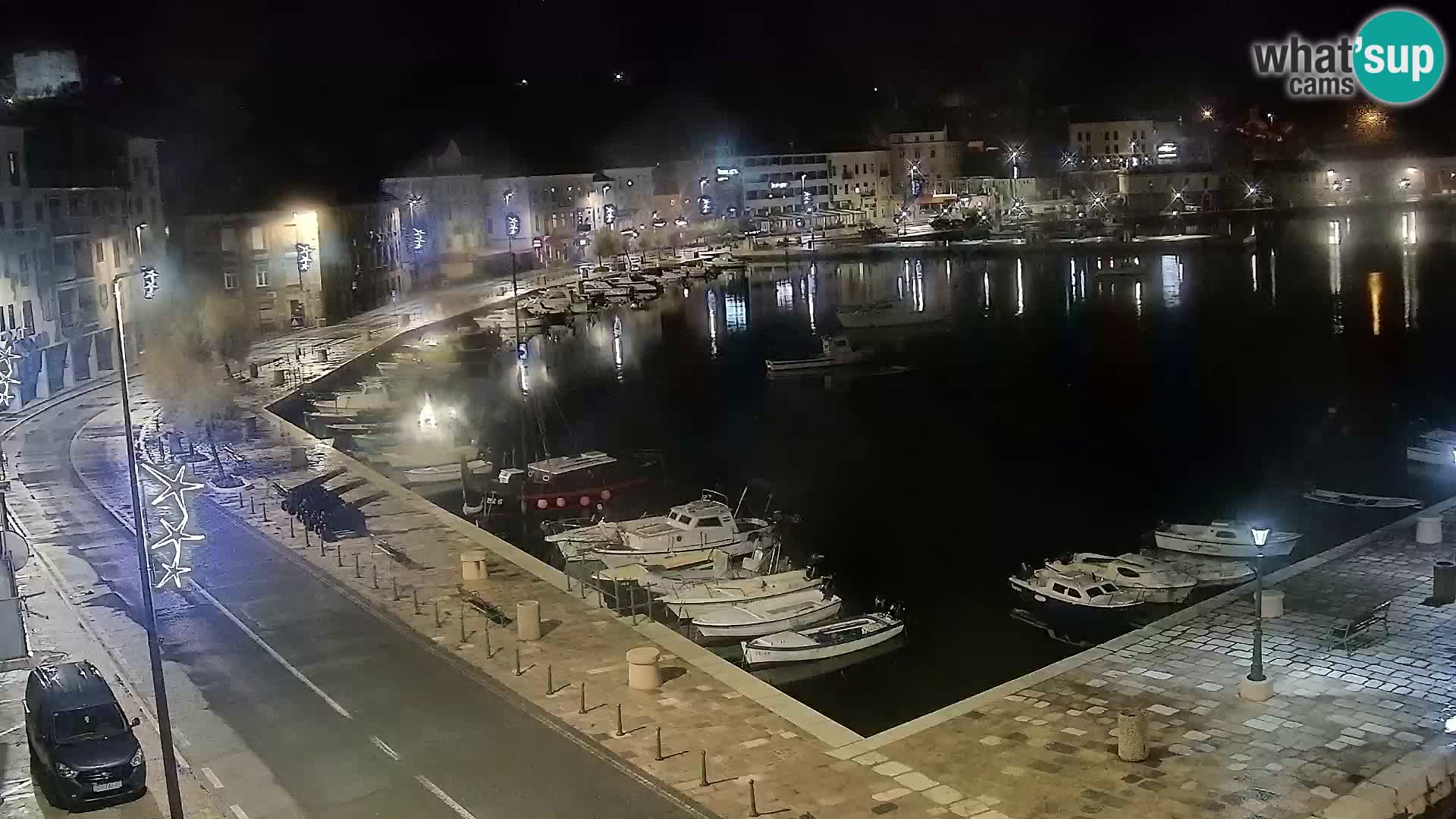 Senj Webcam – Panoramic view of Senj riva