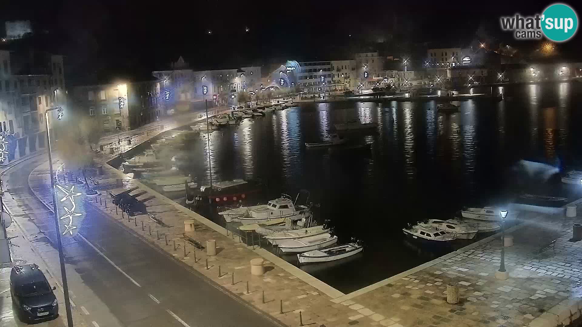 Senj Spletna kamera – pogled na obalo Senja