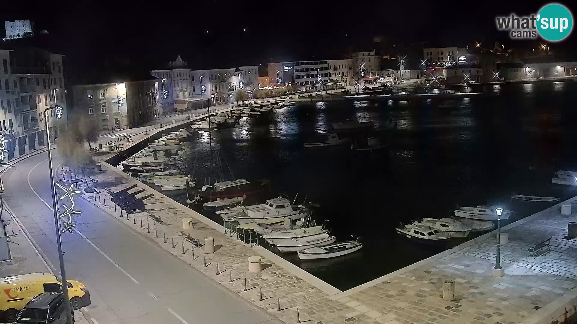 Senj Webcam – Panoramic view of Senj riva