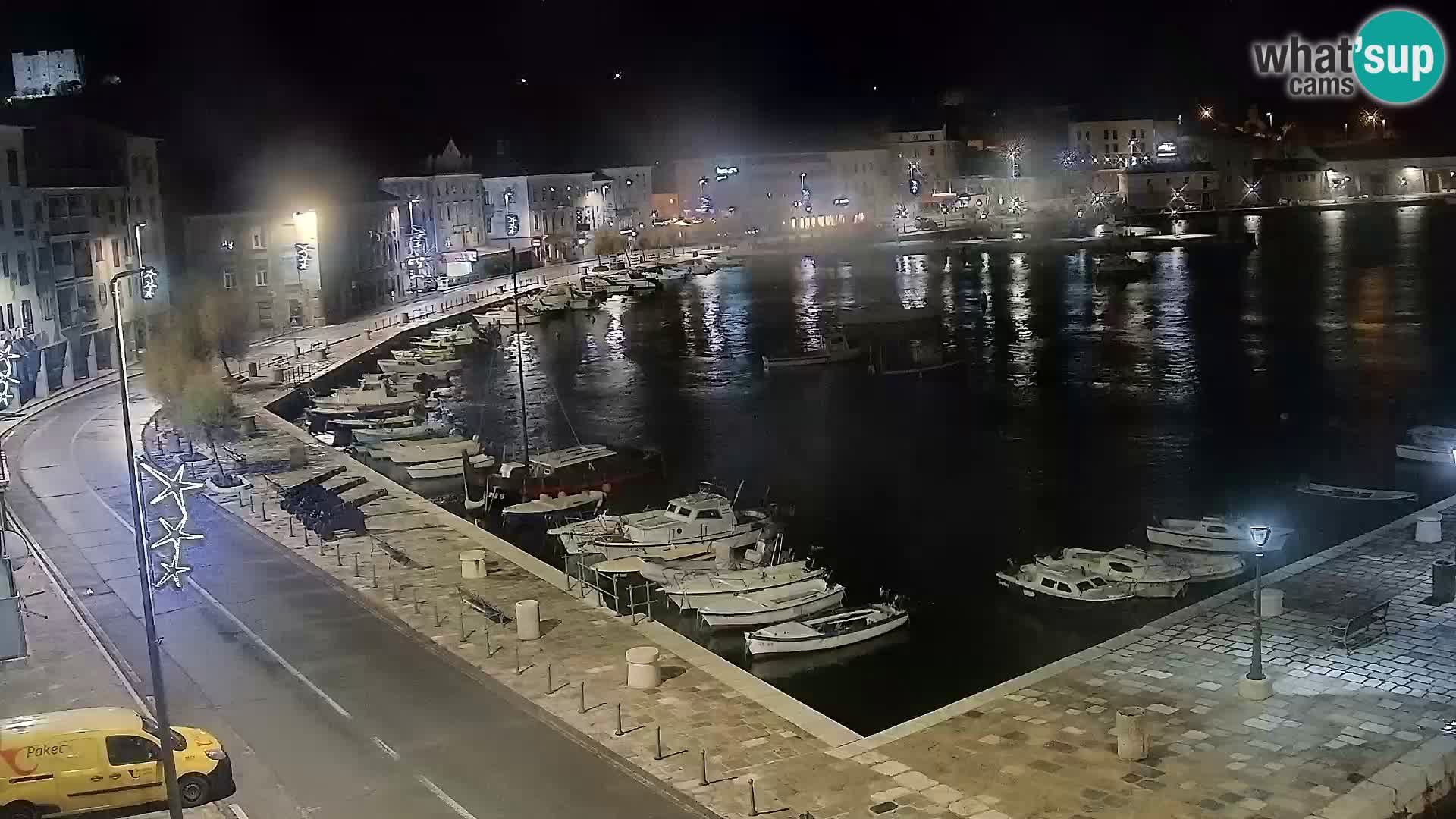 Webcam Segna – Panorama dell’lungomare di Senj