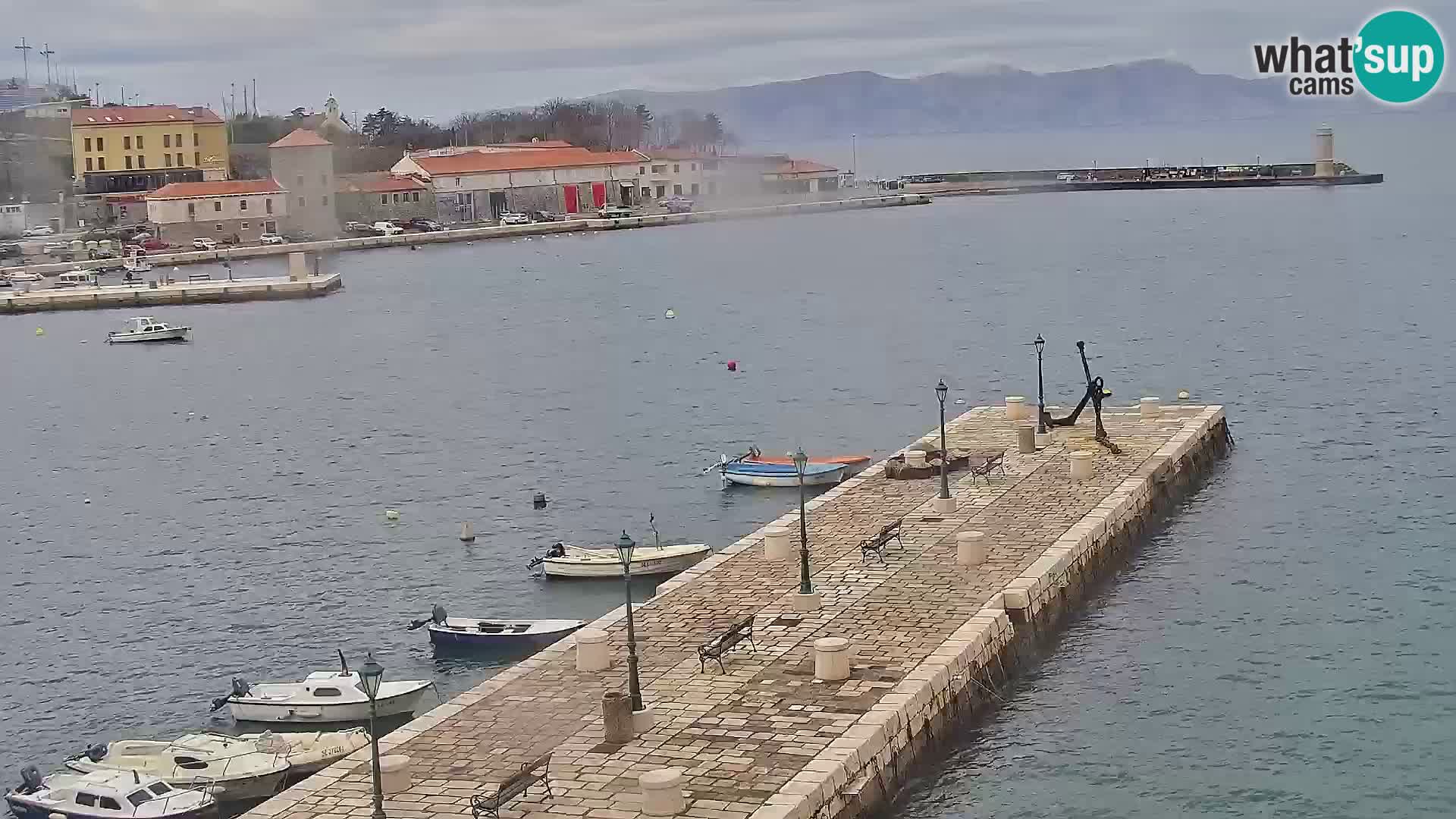 Senj Spletna kamera – pogled na obalo Senja