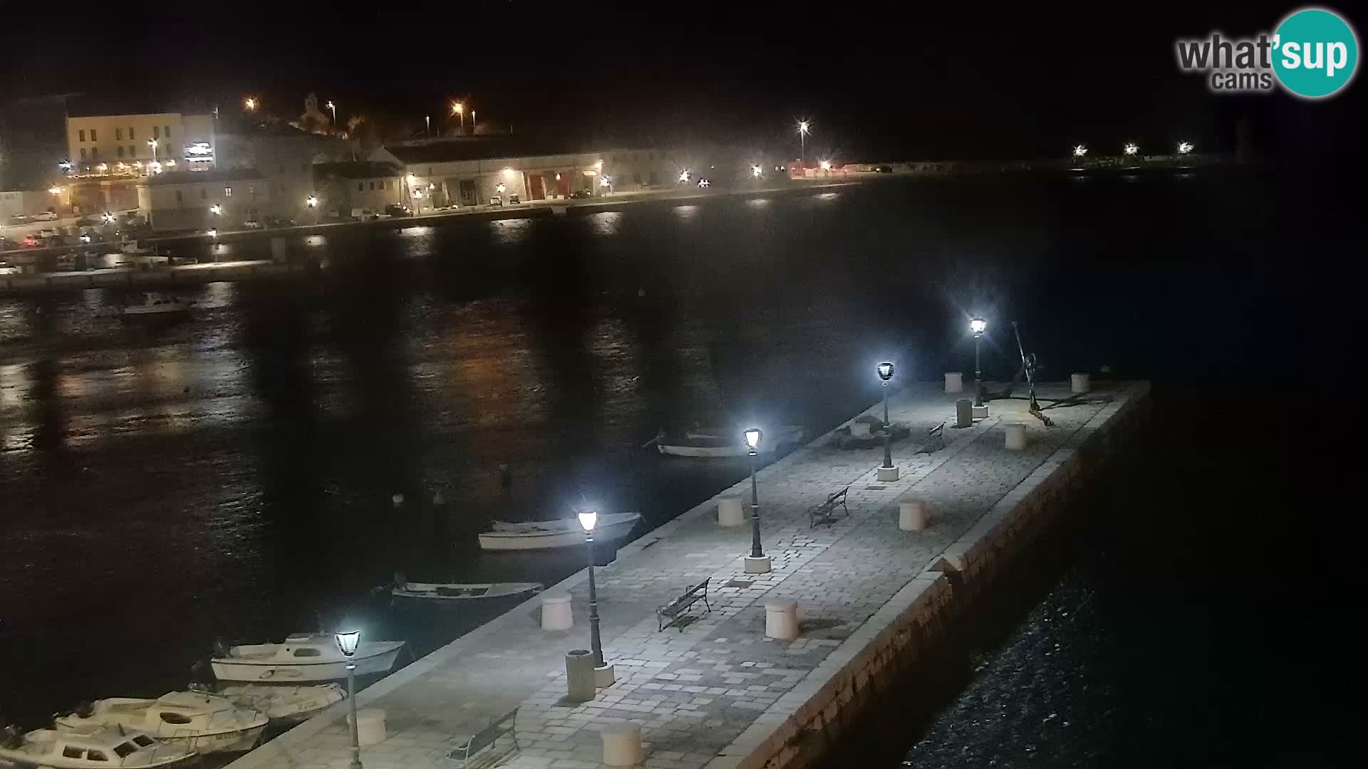 Webcam Segna – Panorama dell’lungomare di Senj