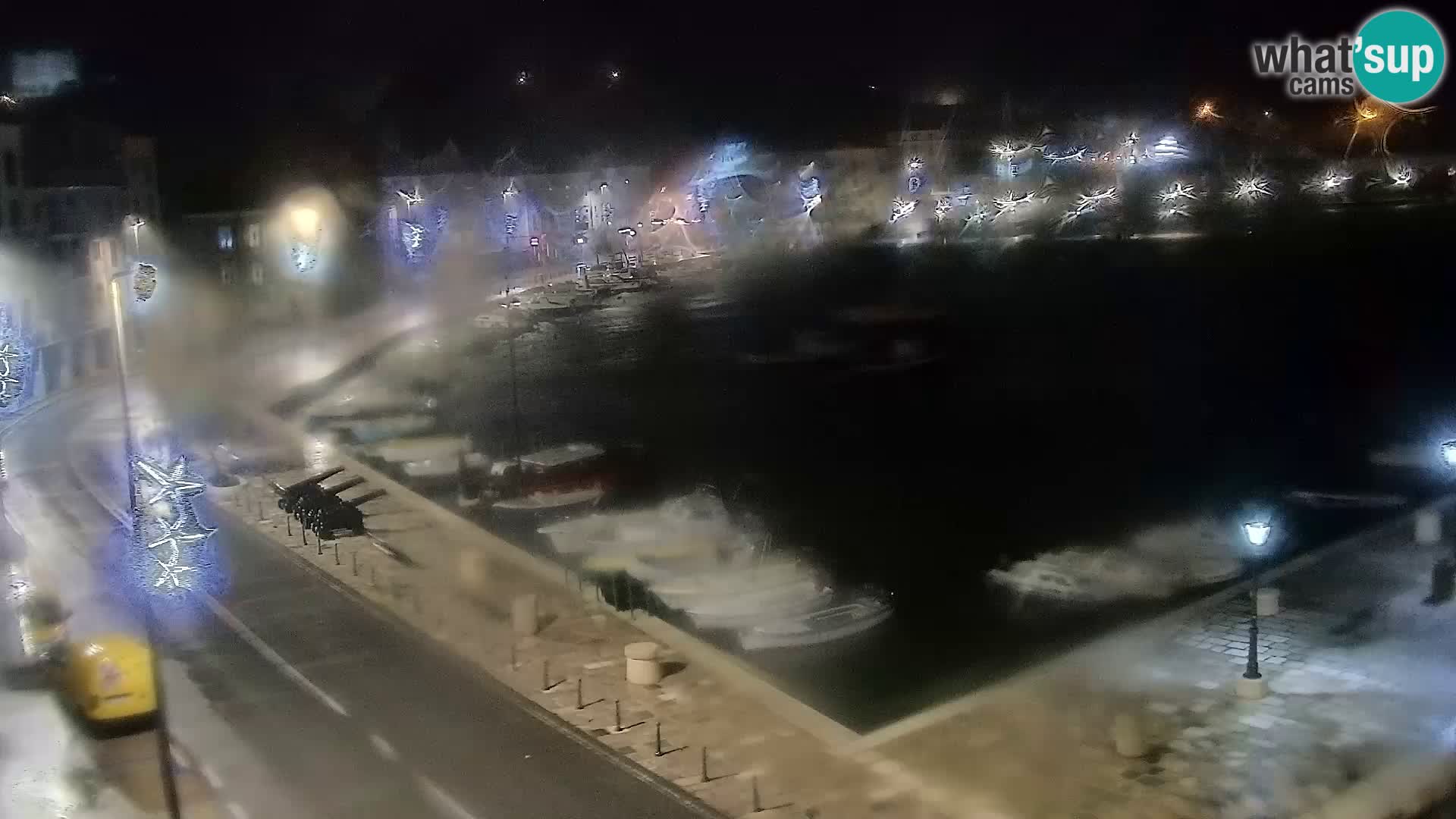 Senj Webcam – Panoramic view of Senj riva