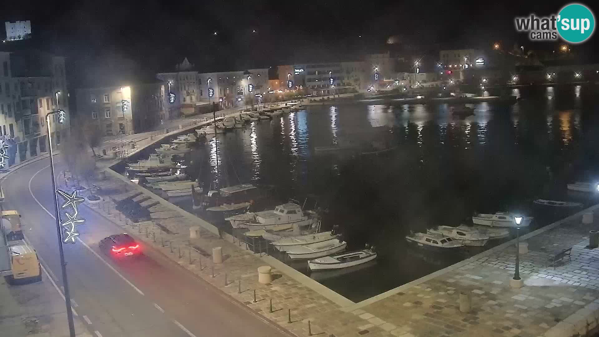Senj Webcam – Panoramic view of Senj riva