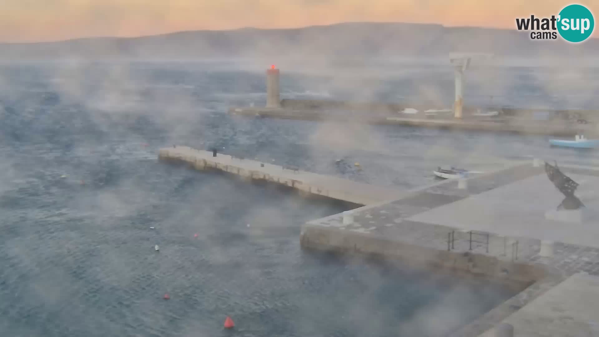 Kamera u živo Senj – Panoramski pogled na senjsku rivu