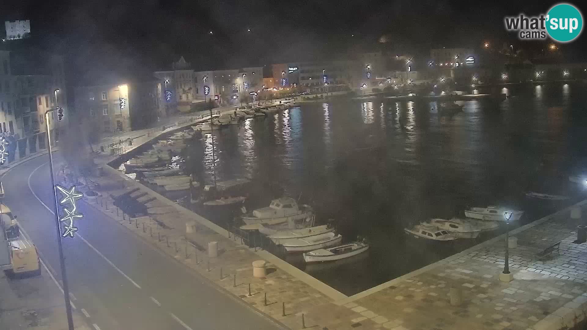 Senj camera en vivo – Vista panorámica de Senj riva