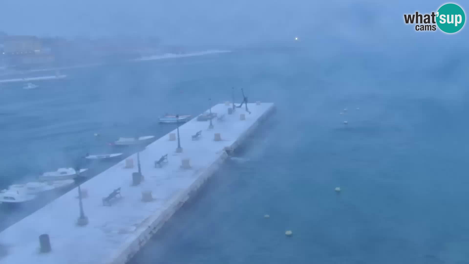 Webcam Segna – Panorama dell’lungomare di Senj