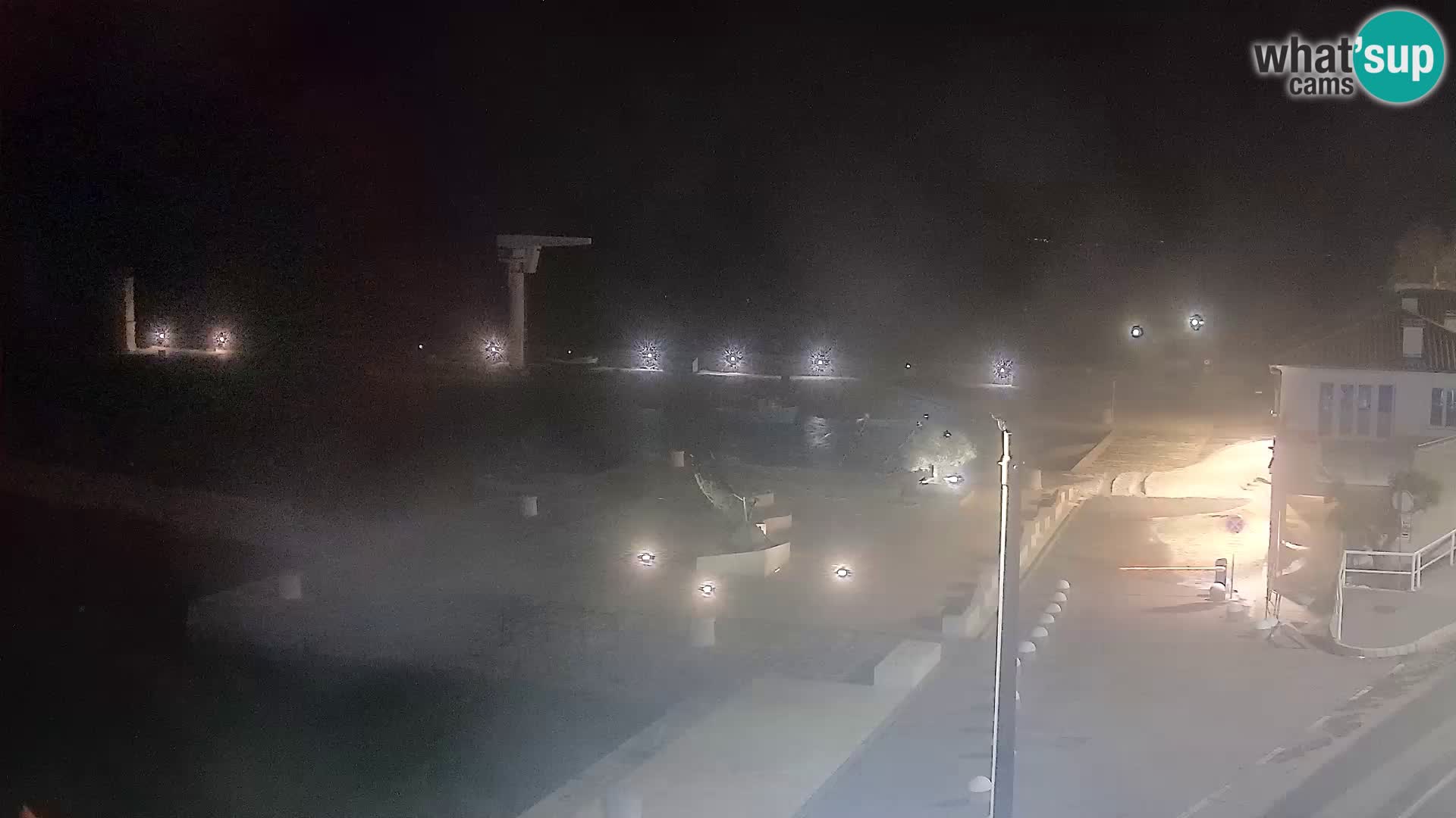 Kamera u živo Senj – Panoramski pogled na senjsku rivu