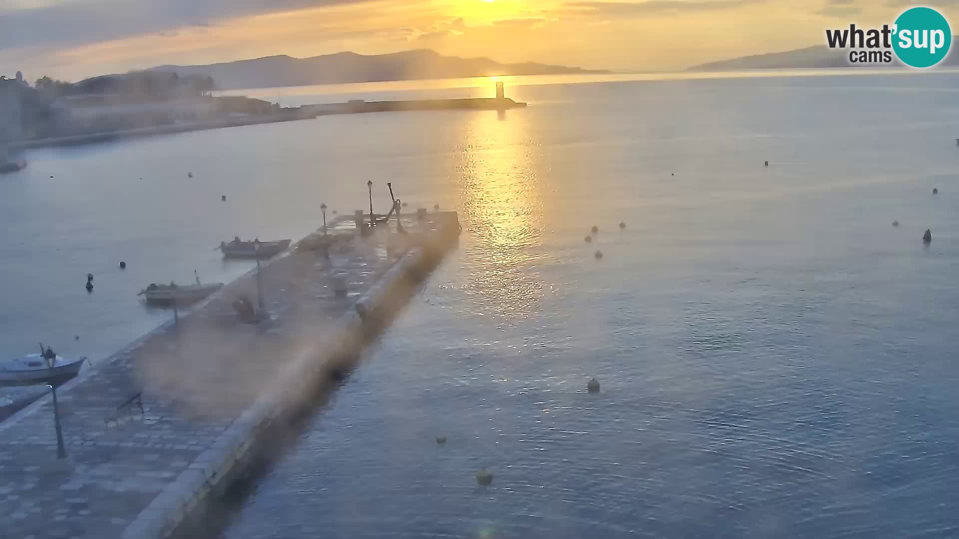 Senj Webcam – Panoramic view of Senj riva