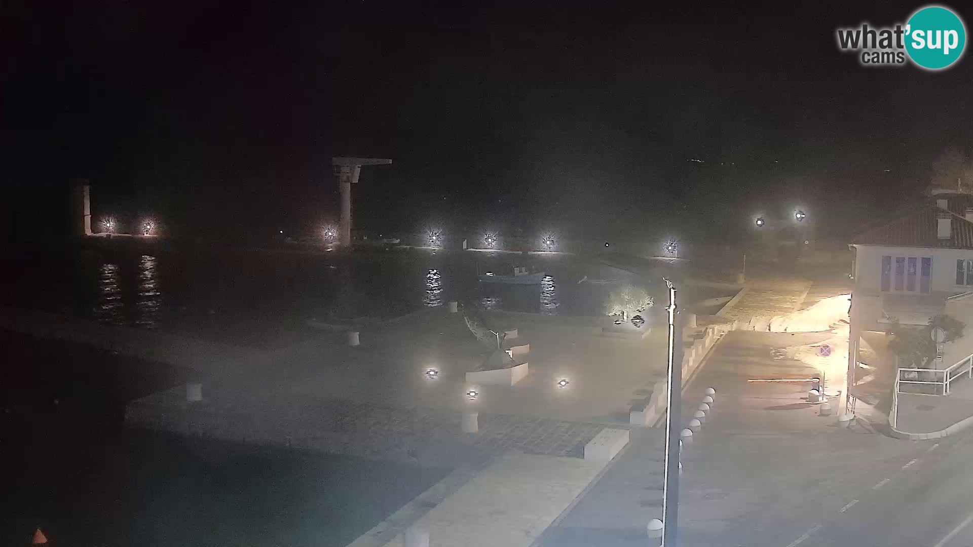 Kamera u živo Senj – Panoramski pogled na senjsku rivu