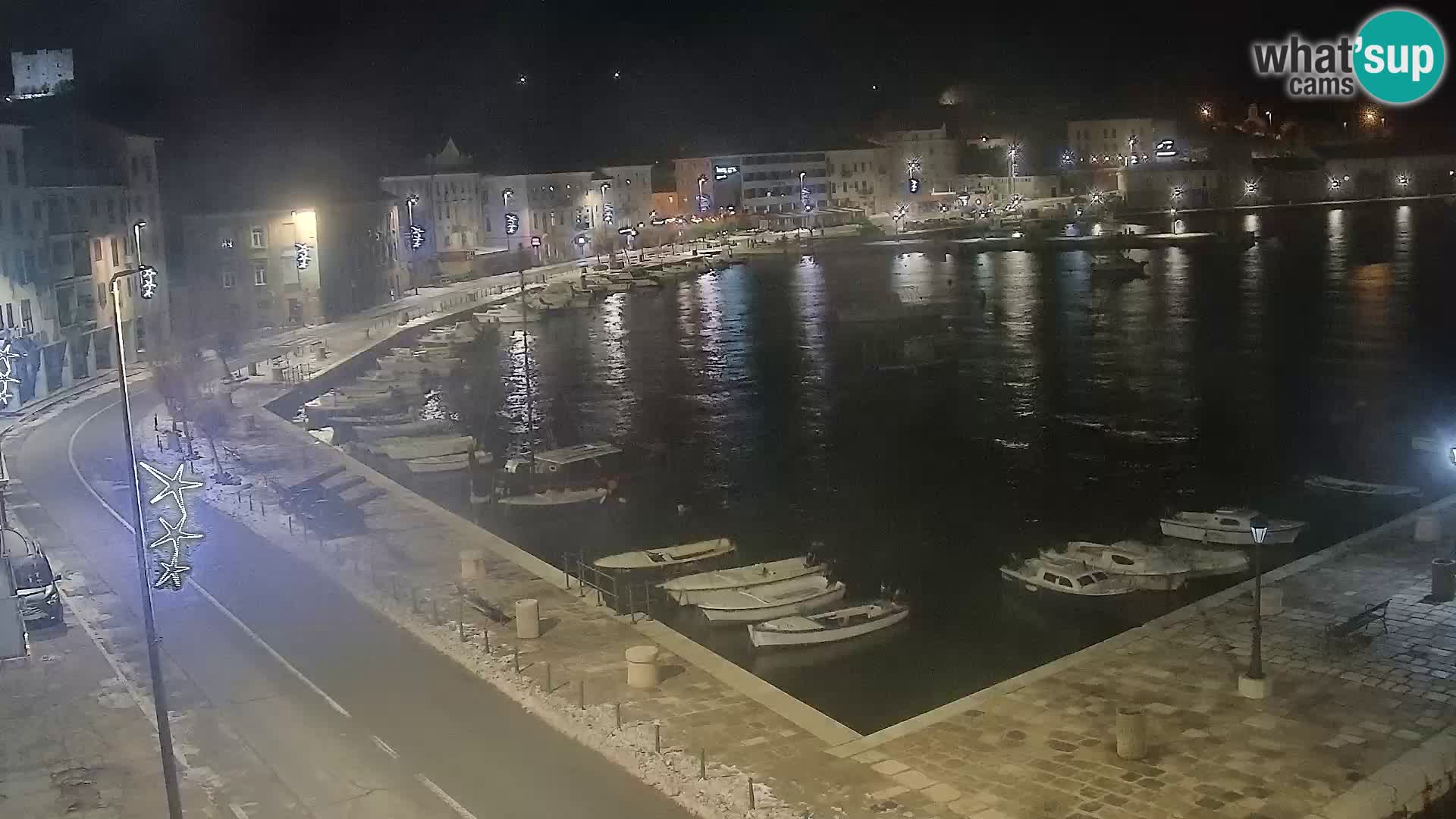 Webcam Segna – Panorama dell’lungomare di Senj