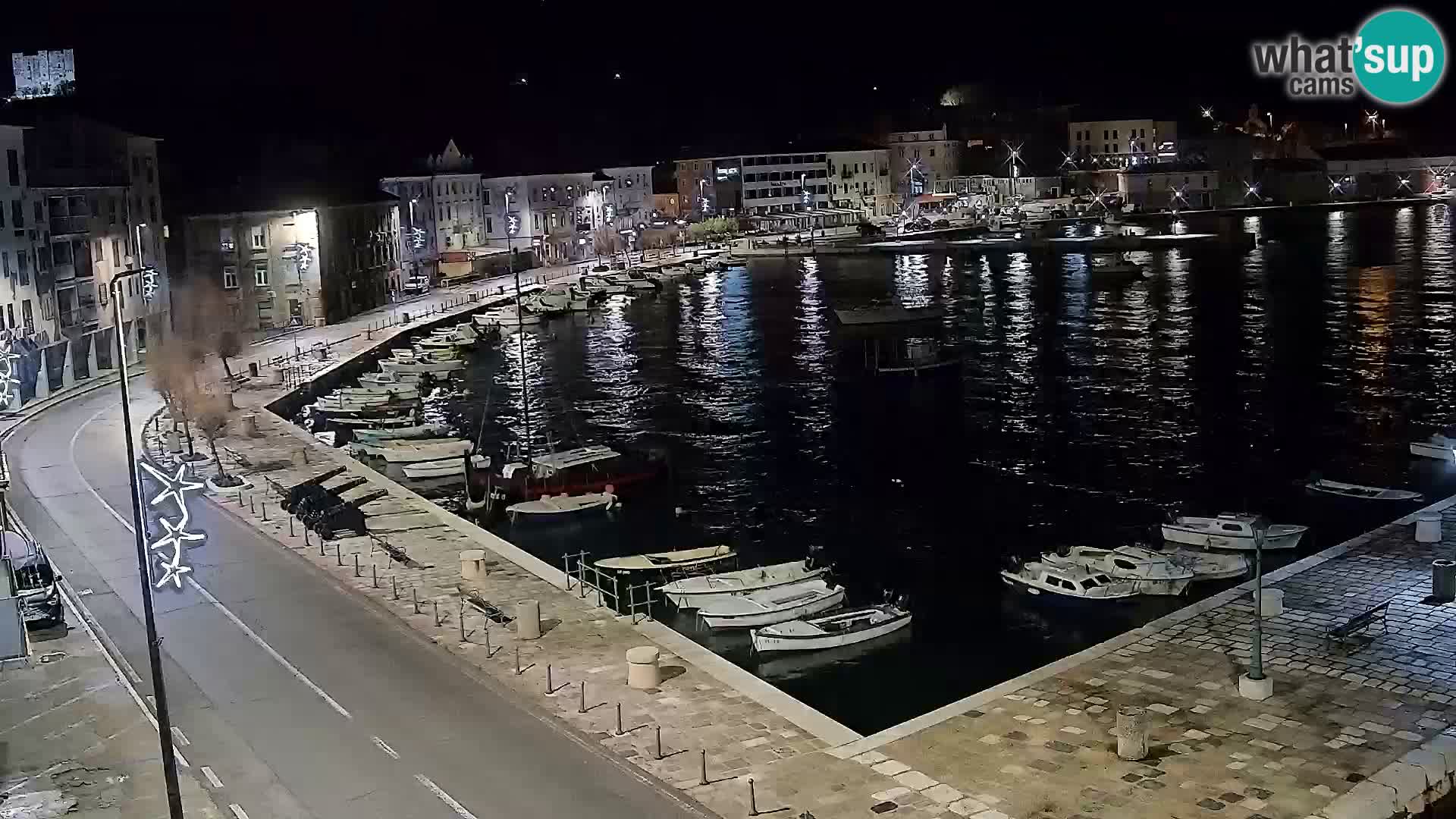 Senj Spletna kamera – pogled na obalo Senja