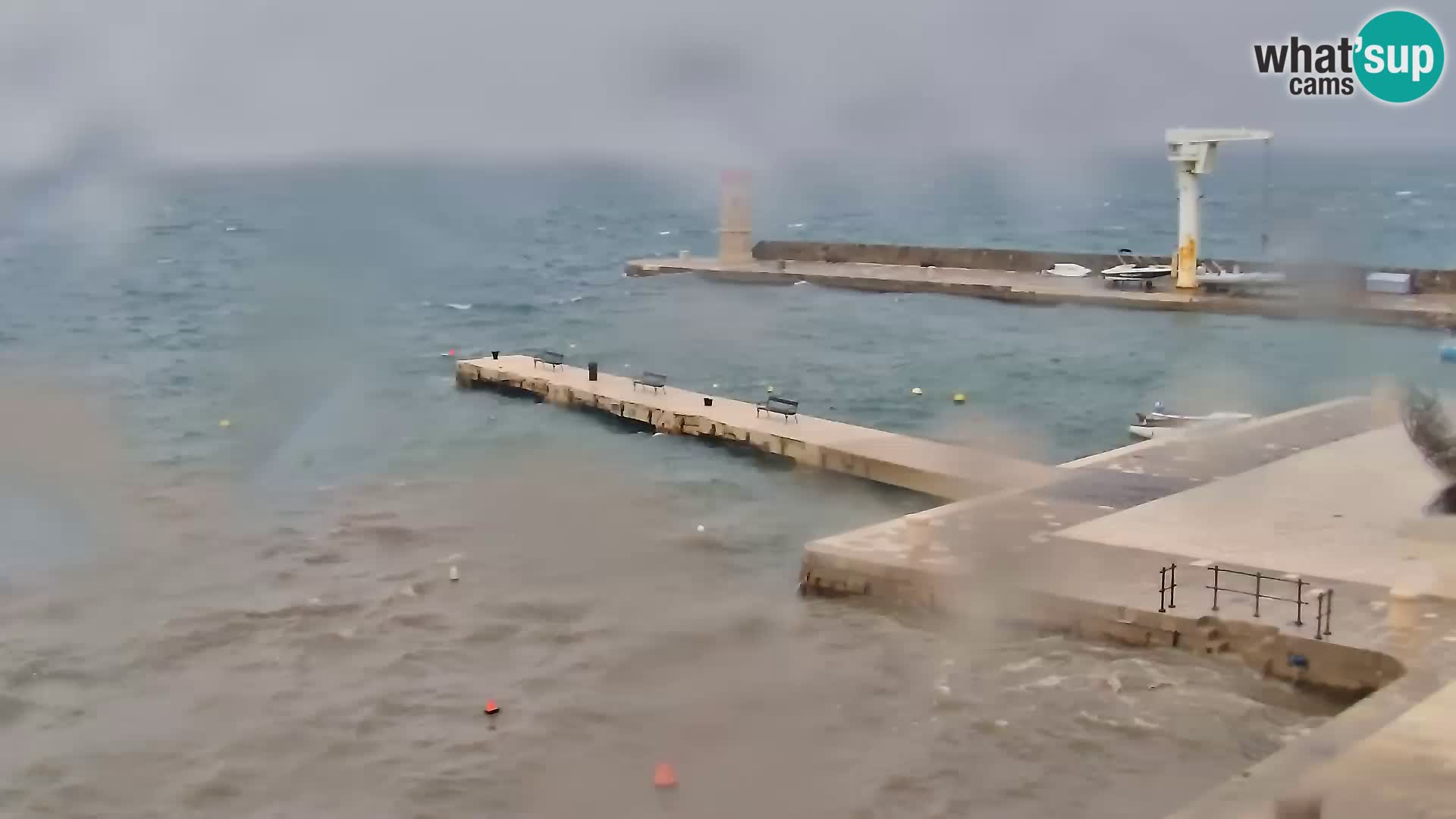 Senj Spletna kamera – pogled na obalo Senja