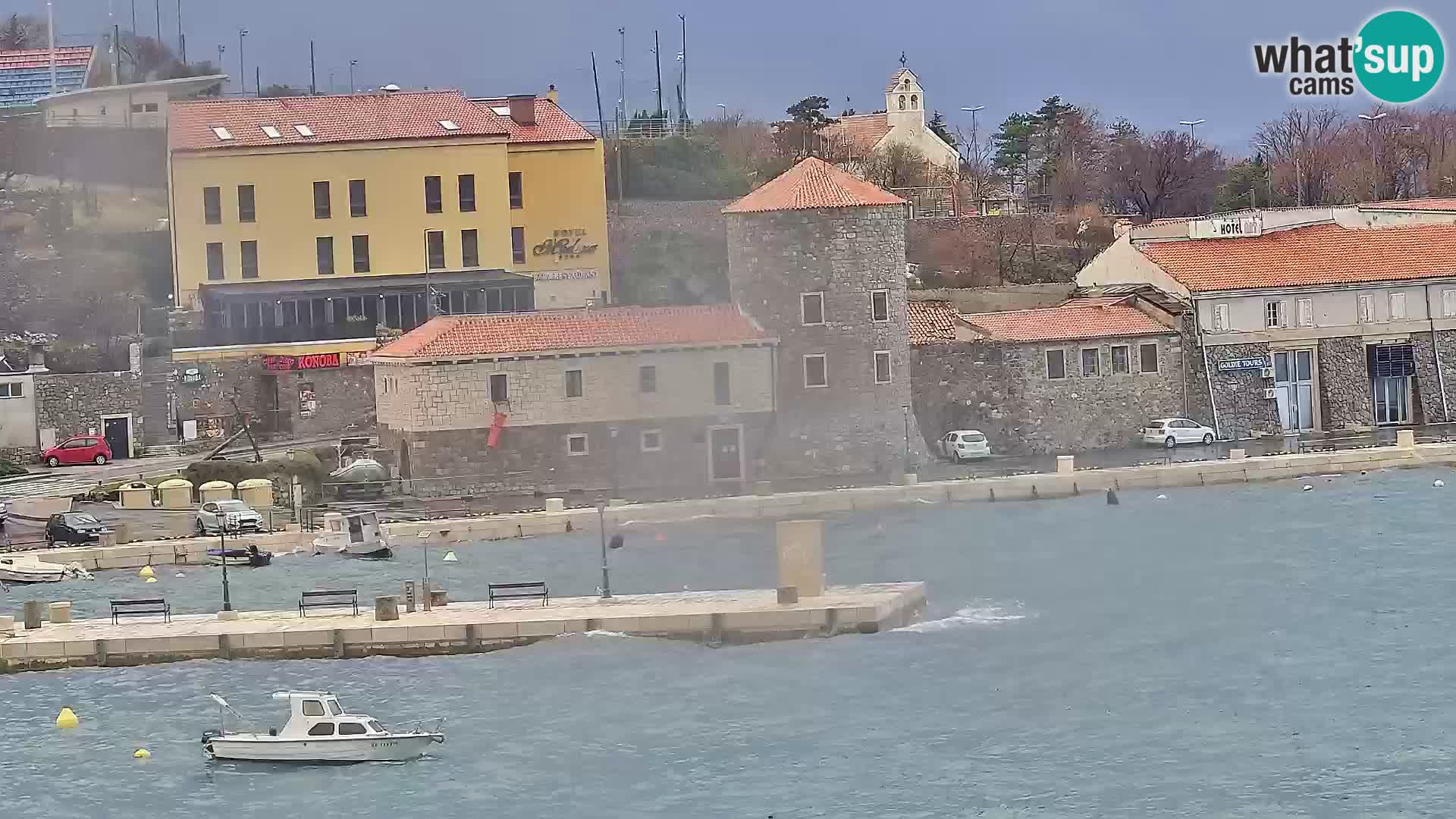 Senj Webcam – Panoramic view of Senj riva