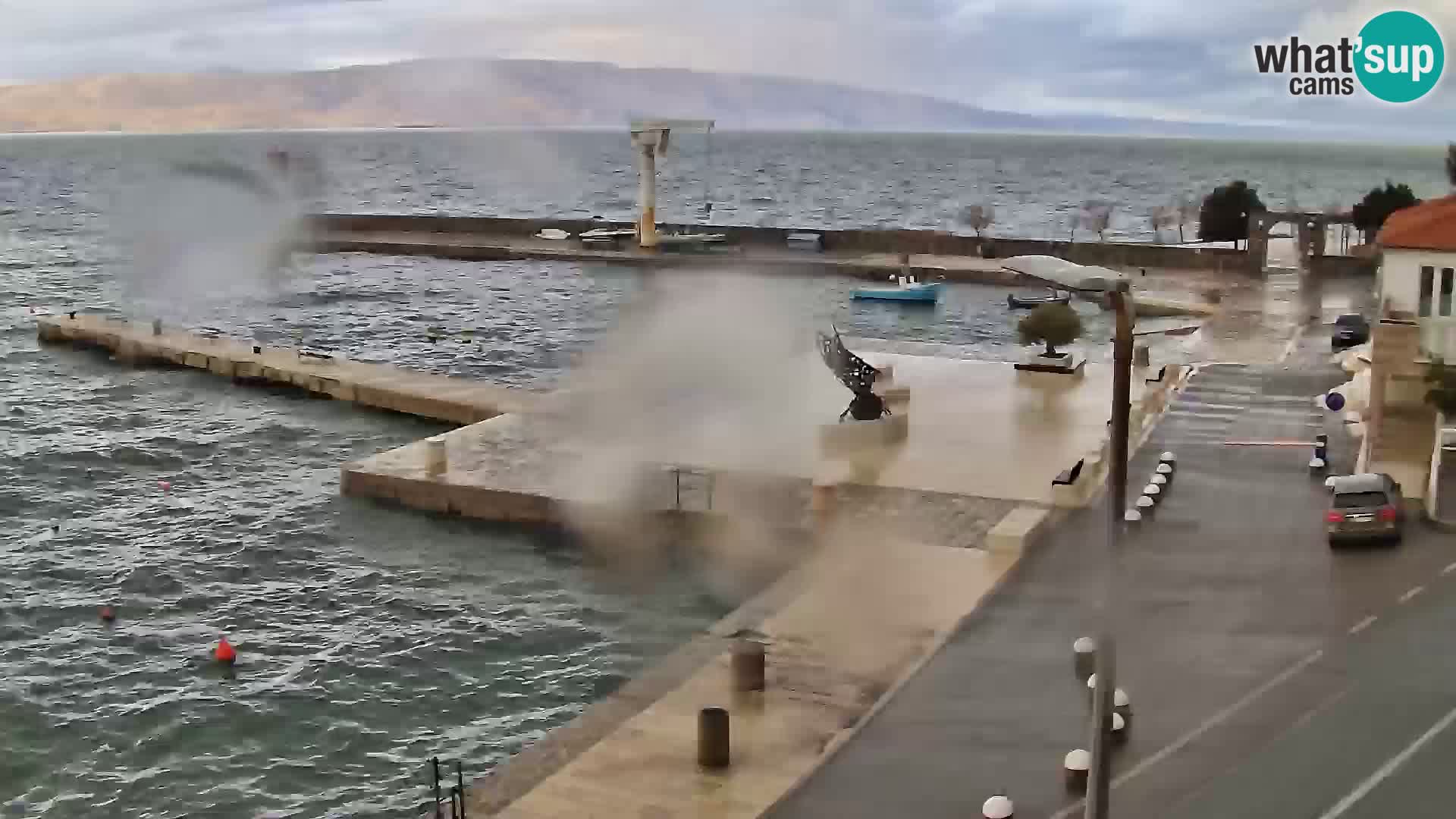 Kamera u živo Senj – Panoramski pogled na senjsku rivu