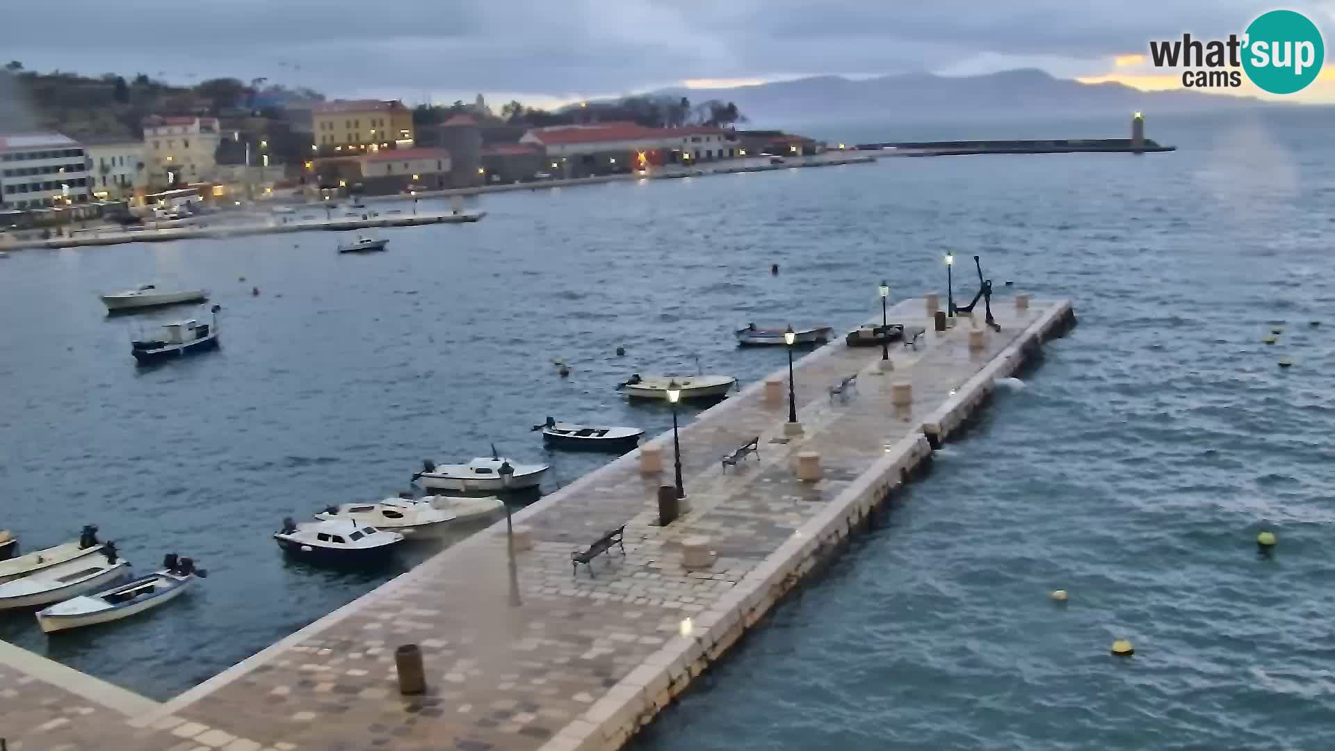 Senj Spletna kamera – pogled na obalo Senja