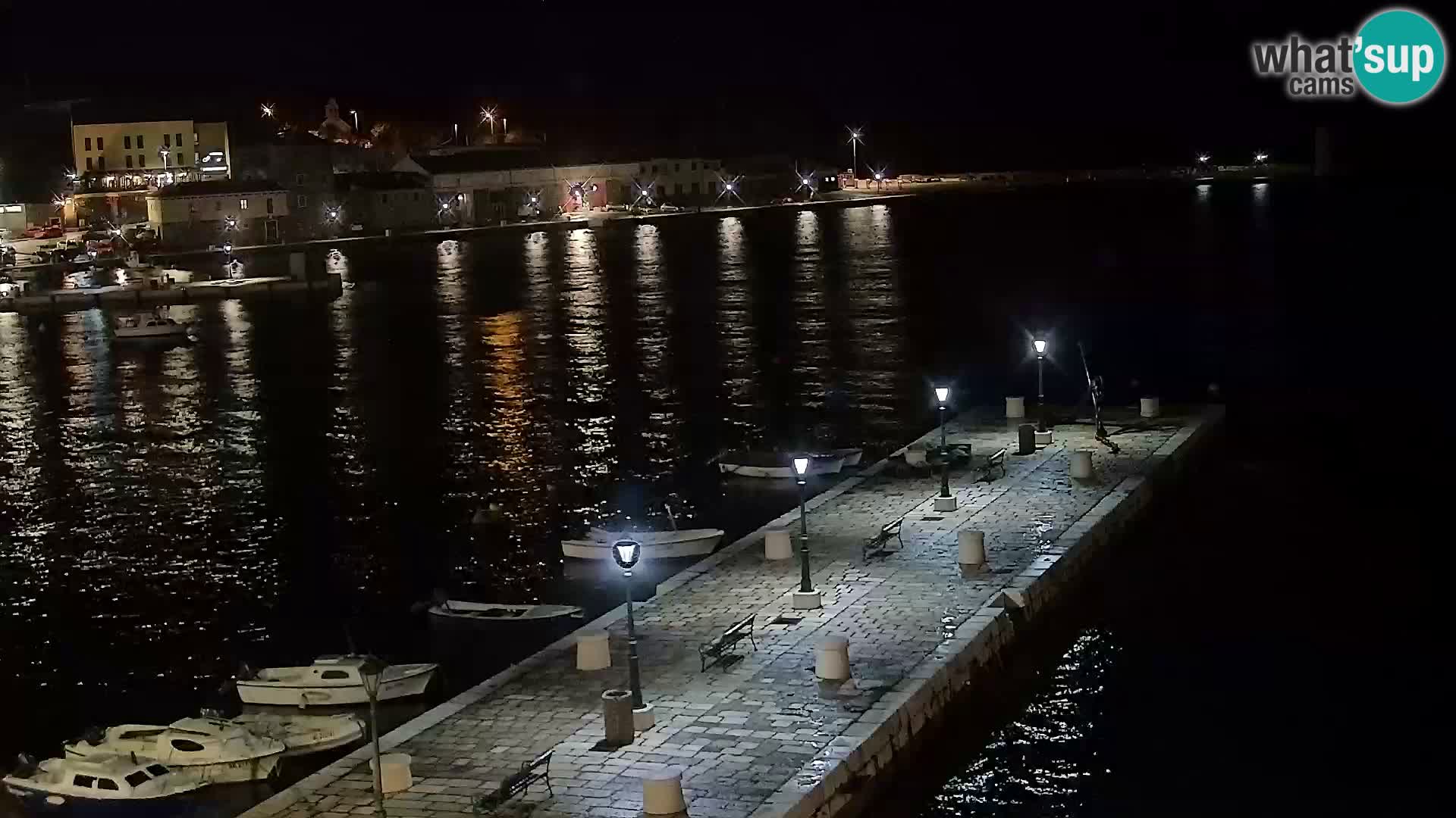 Senj camera en vivo – Vista panorámica de Senj riva