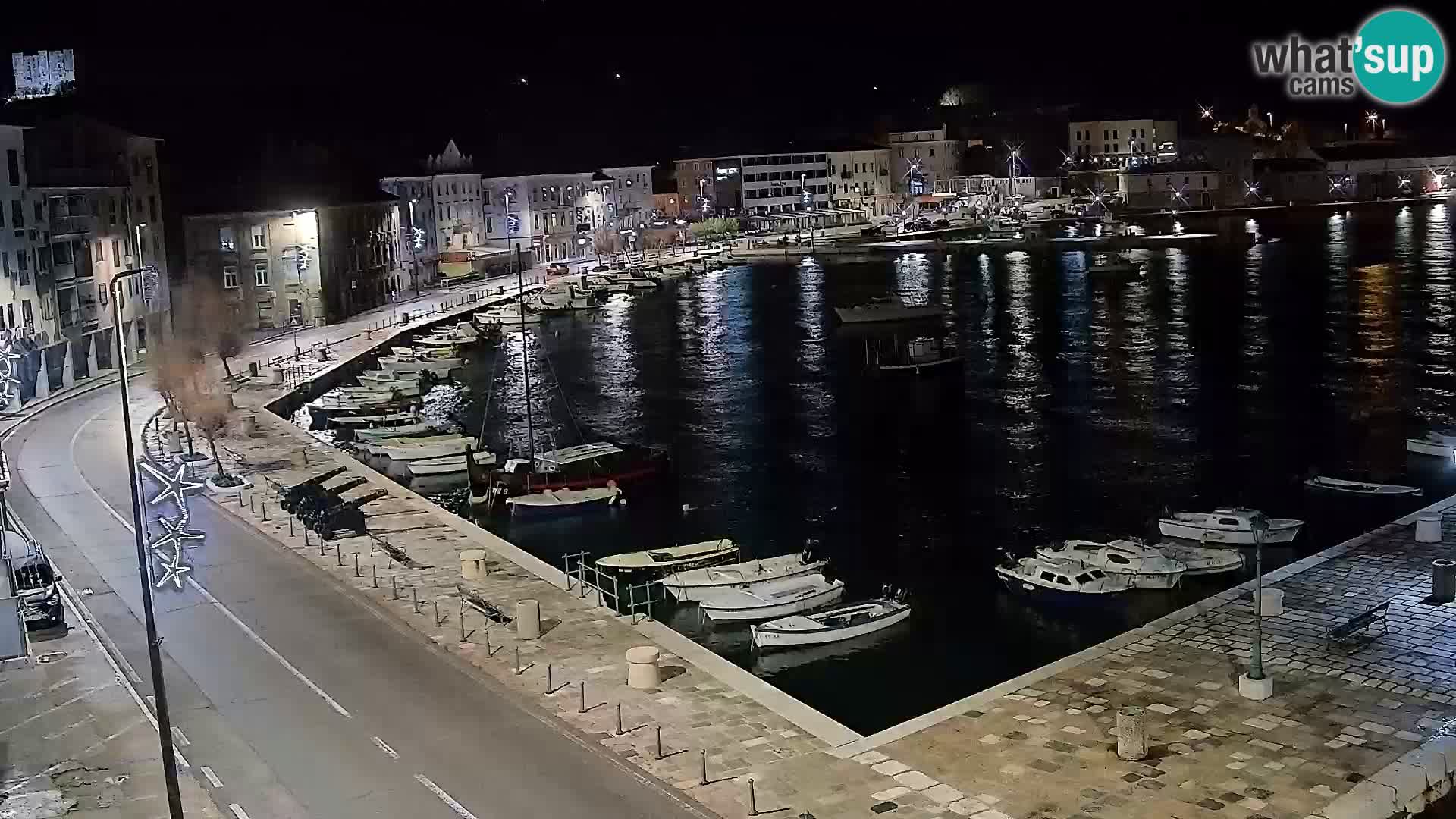 Senj Webcam – Panoramic view of Senj riva