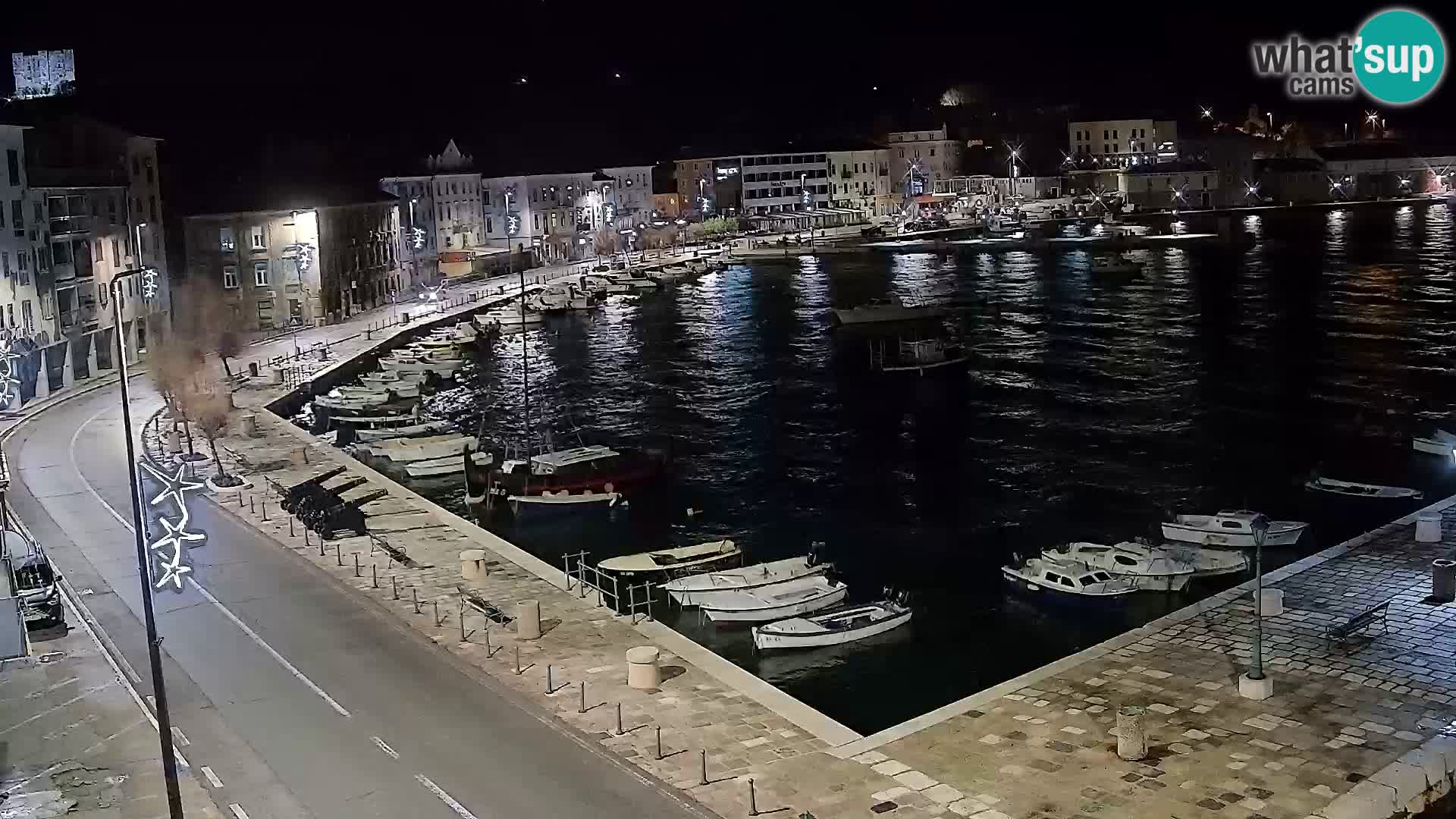 Senj camera en vivo – Vista panorámica de Senj riva