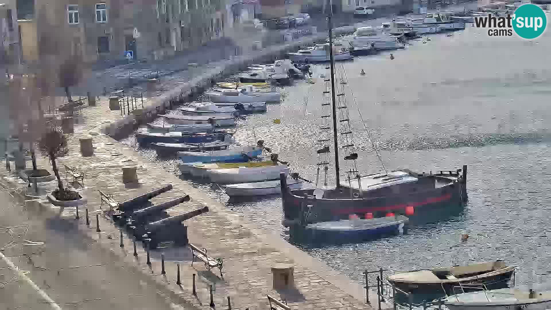 Senj Webcam – Panoramic view of Senj riva