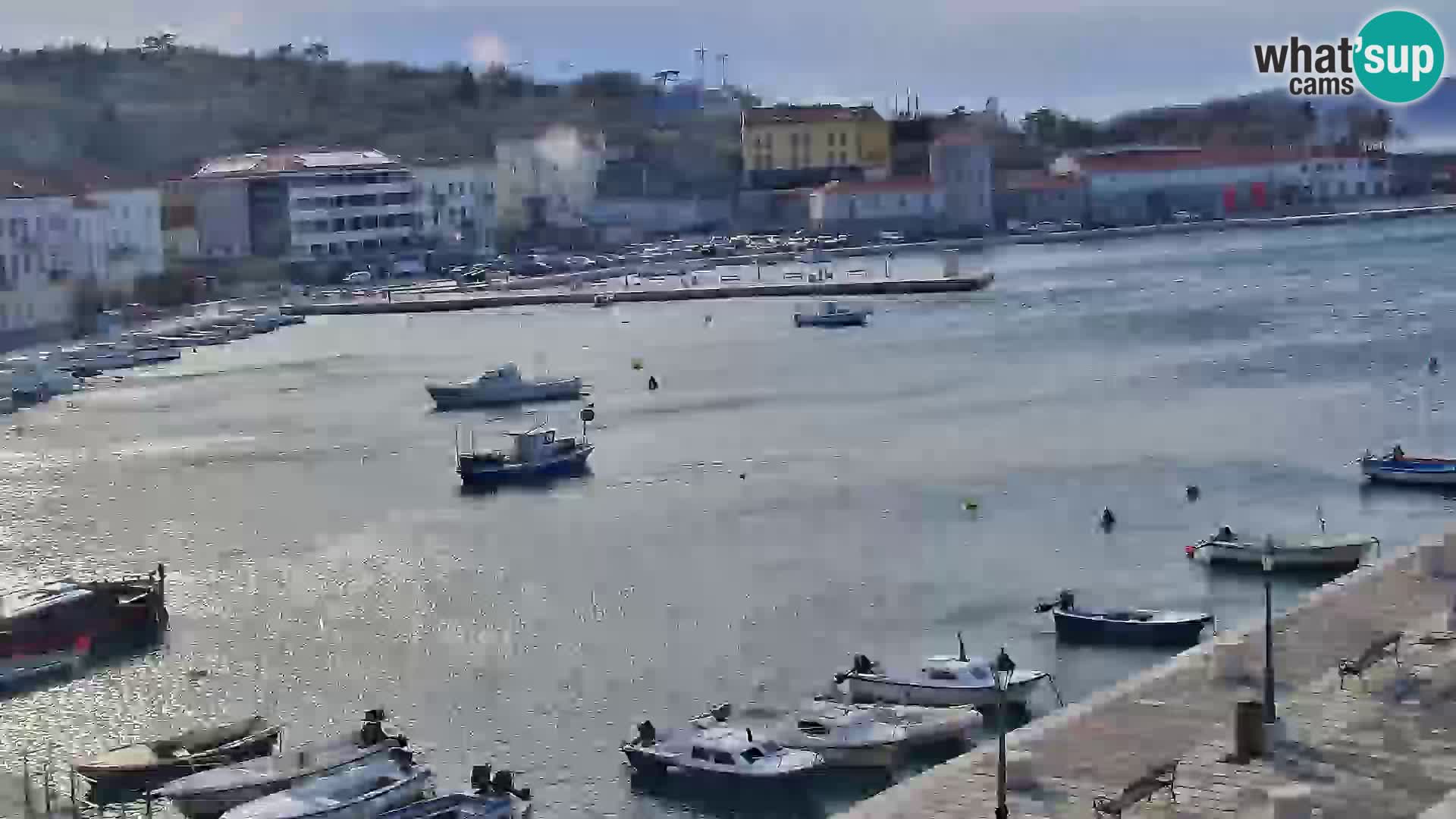 Webcam Segna – Panorama dell’lungomare di Senj