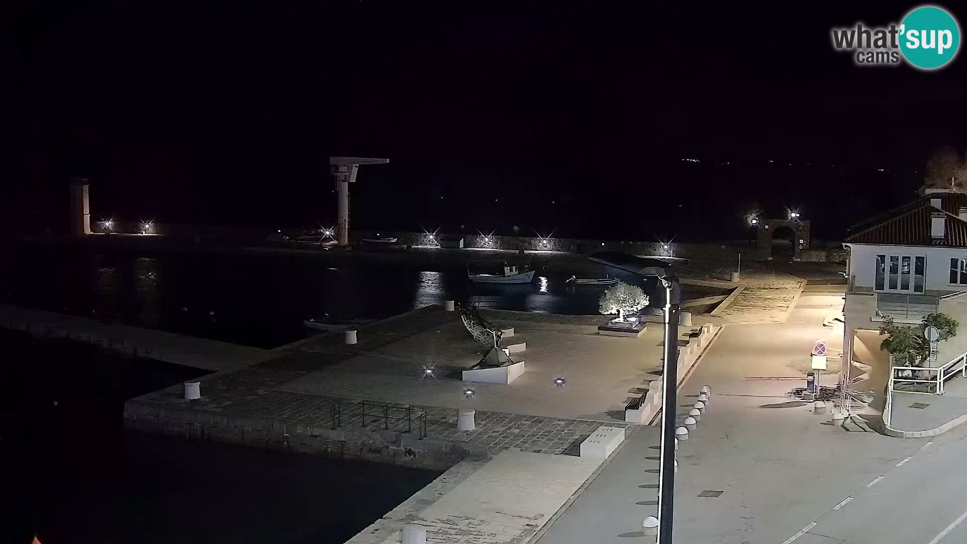 Senj camera en vivo – Vista panorámica de Senj riva