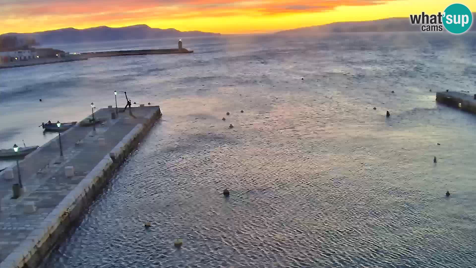 Senj camera en vivo – Vista panorámica de Senj riva