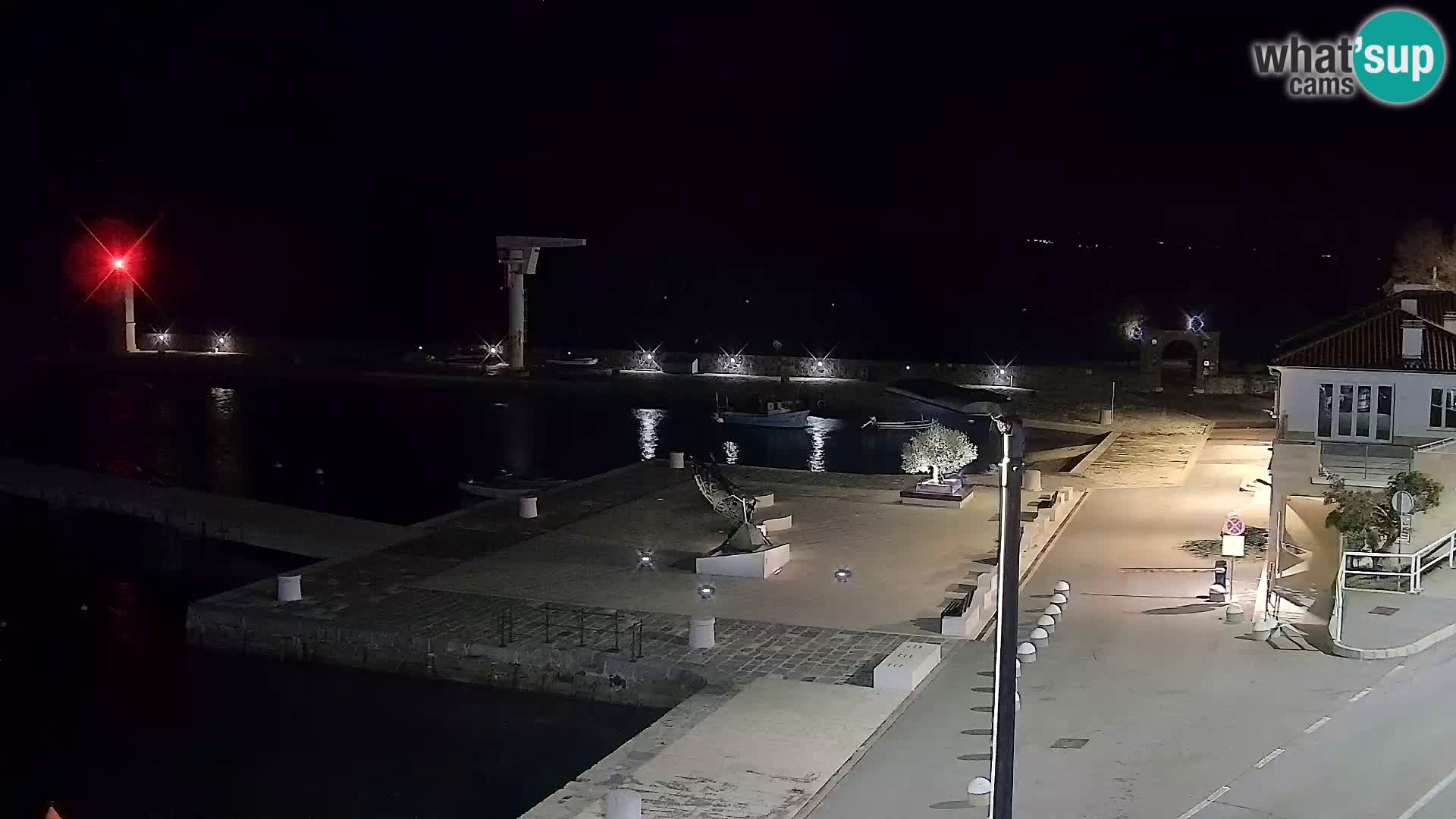 Senj camera en vivo – Vista panorámica de Senj riva