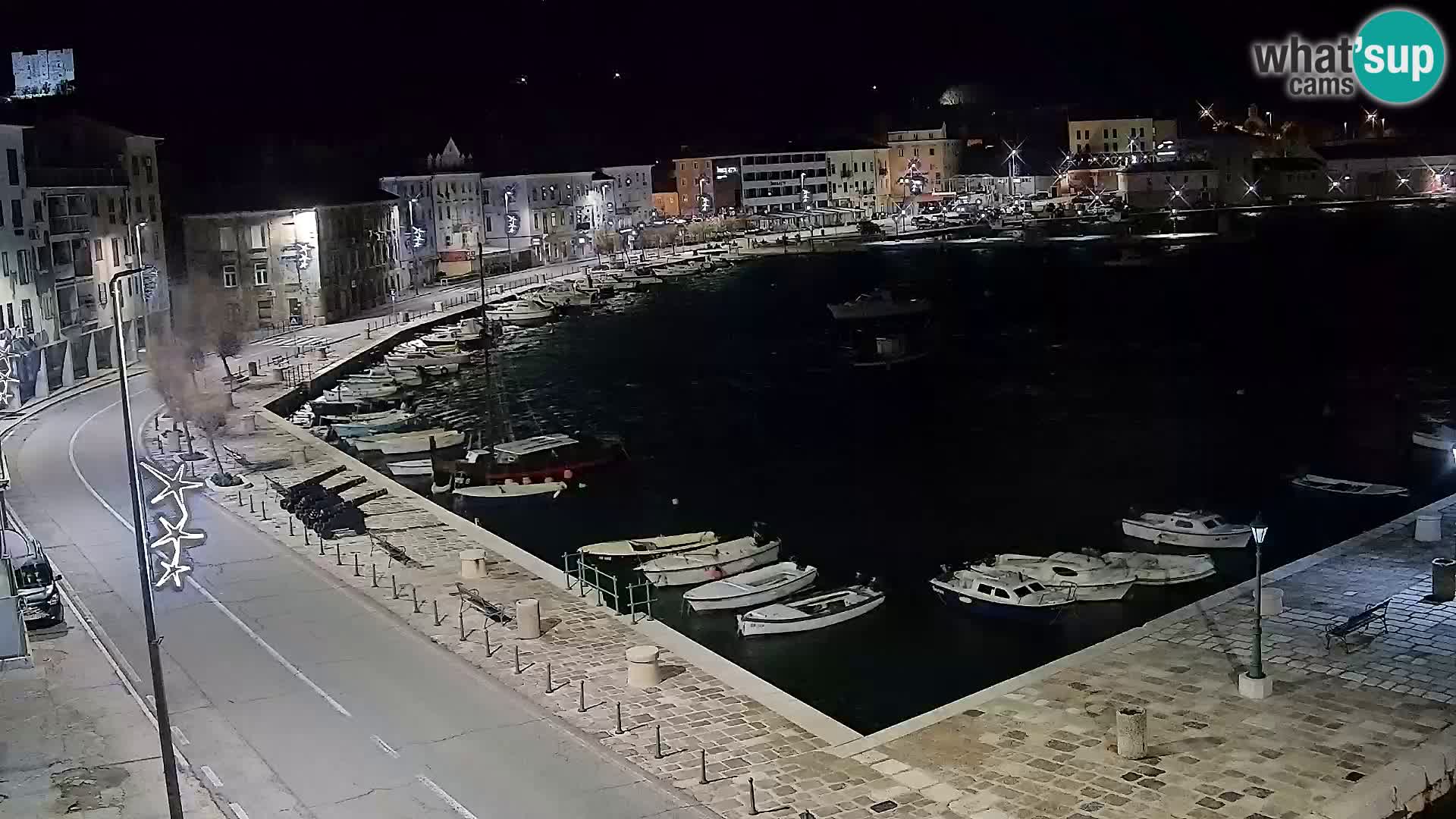 Senj camera en vivo – Vista panorámica de Senj riva