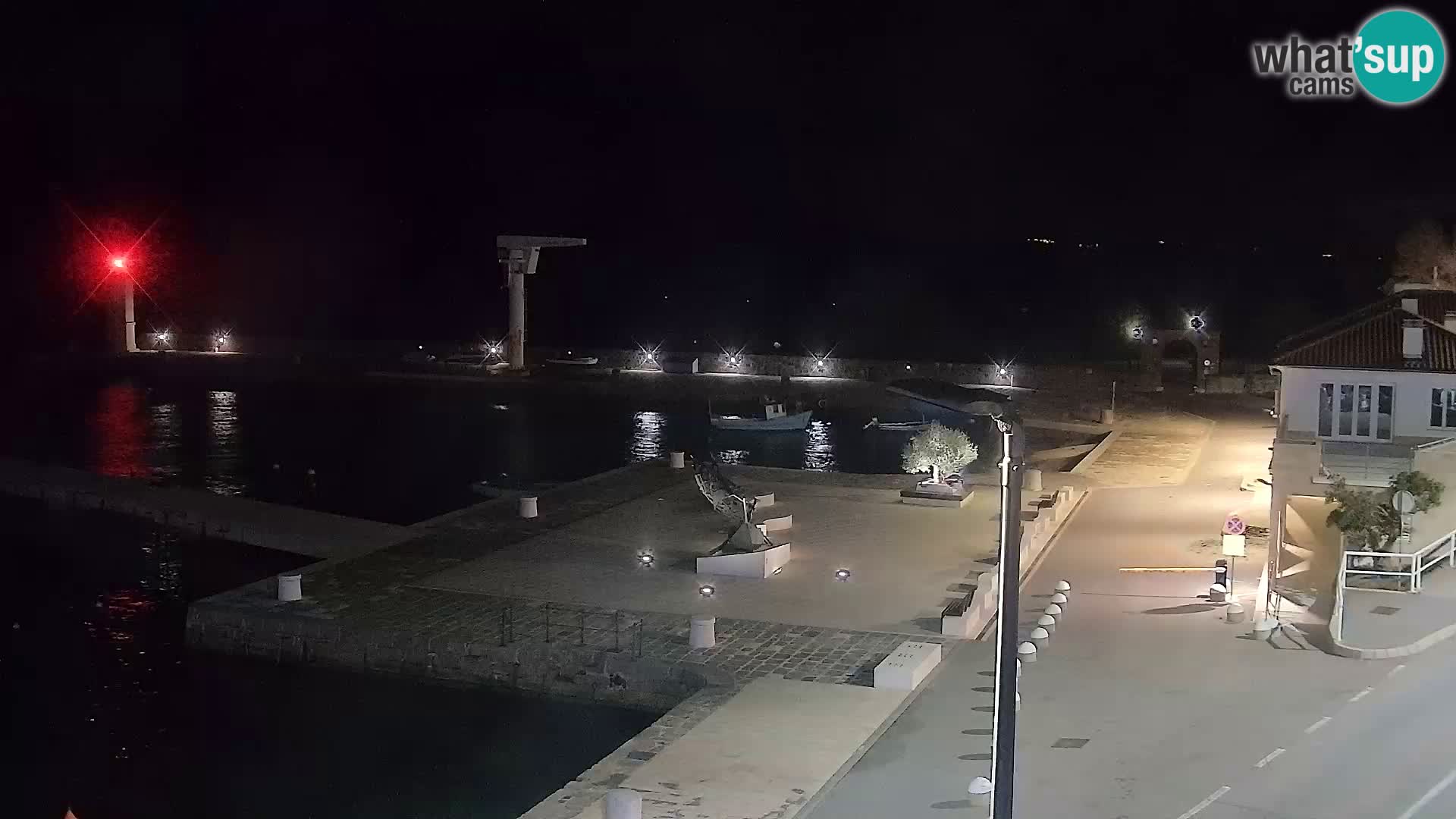 Senj Spletna kamera – pogled na obalo Senja