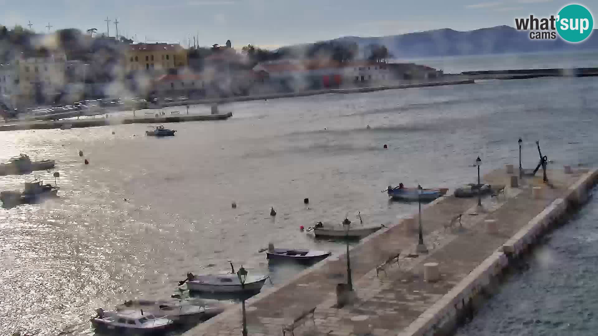 Senj Spletna kamera – pogled na obalo Senja