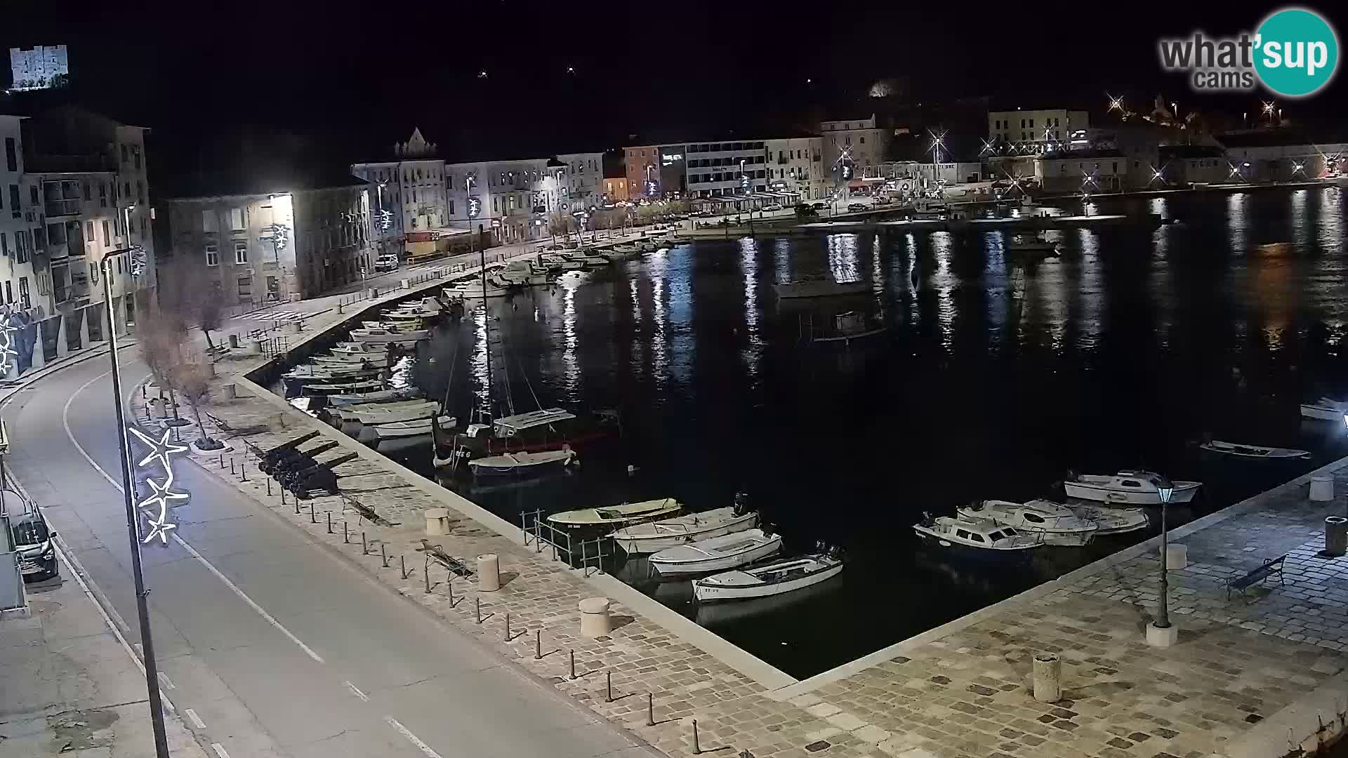 Senj Spletna kamera – pogled na obalo Senja