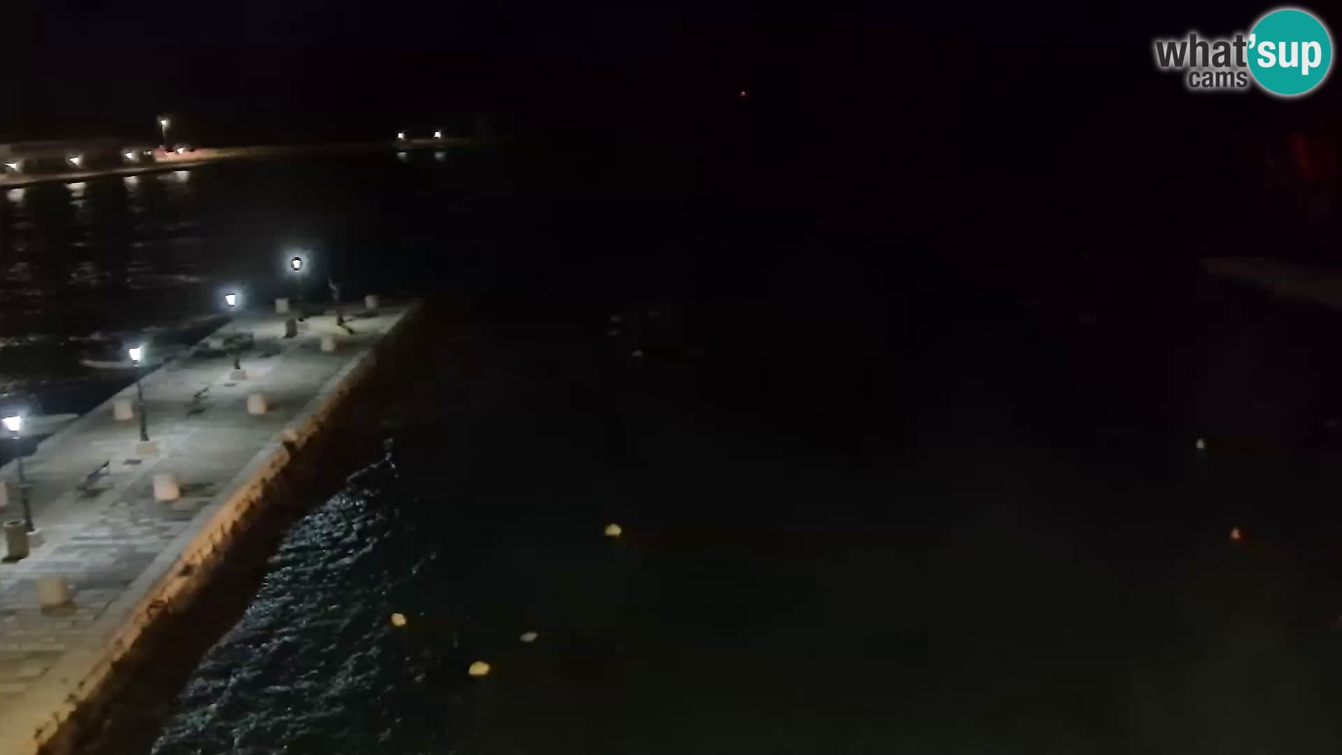 Senj Spletna kamera – pogled na obalo Senja