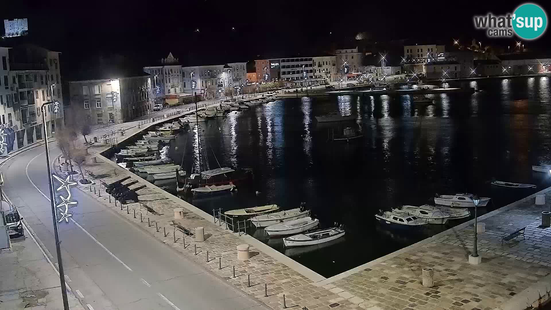 Senj camera en vivo – Vista panorámica de Senj riva