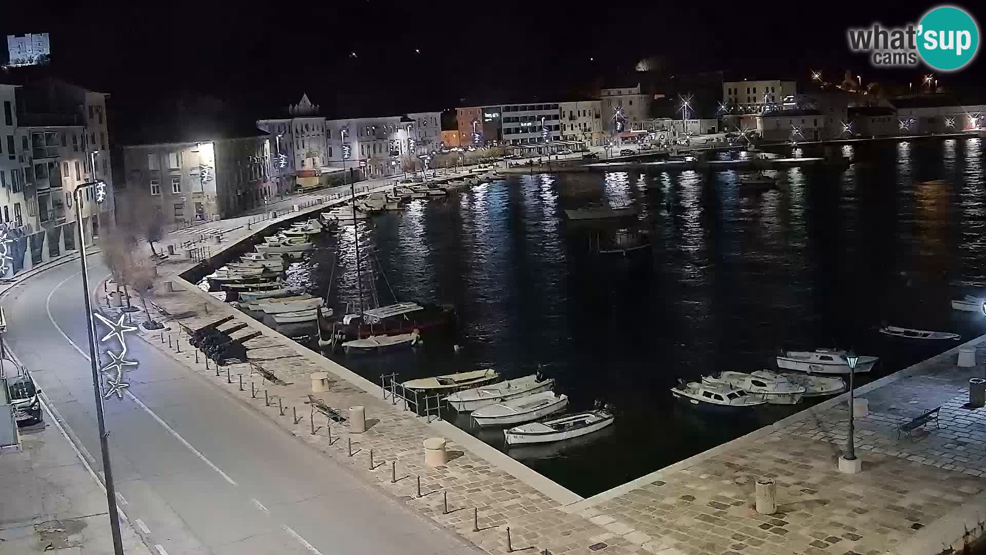 Senj camera en vivo – Vista panorámica de Senj riva