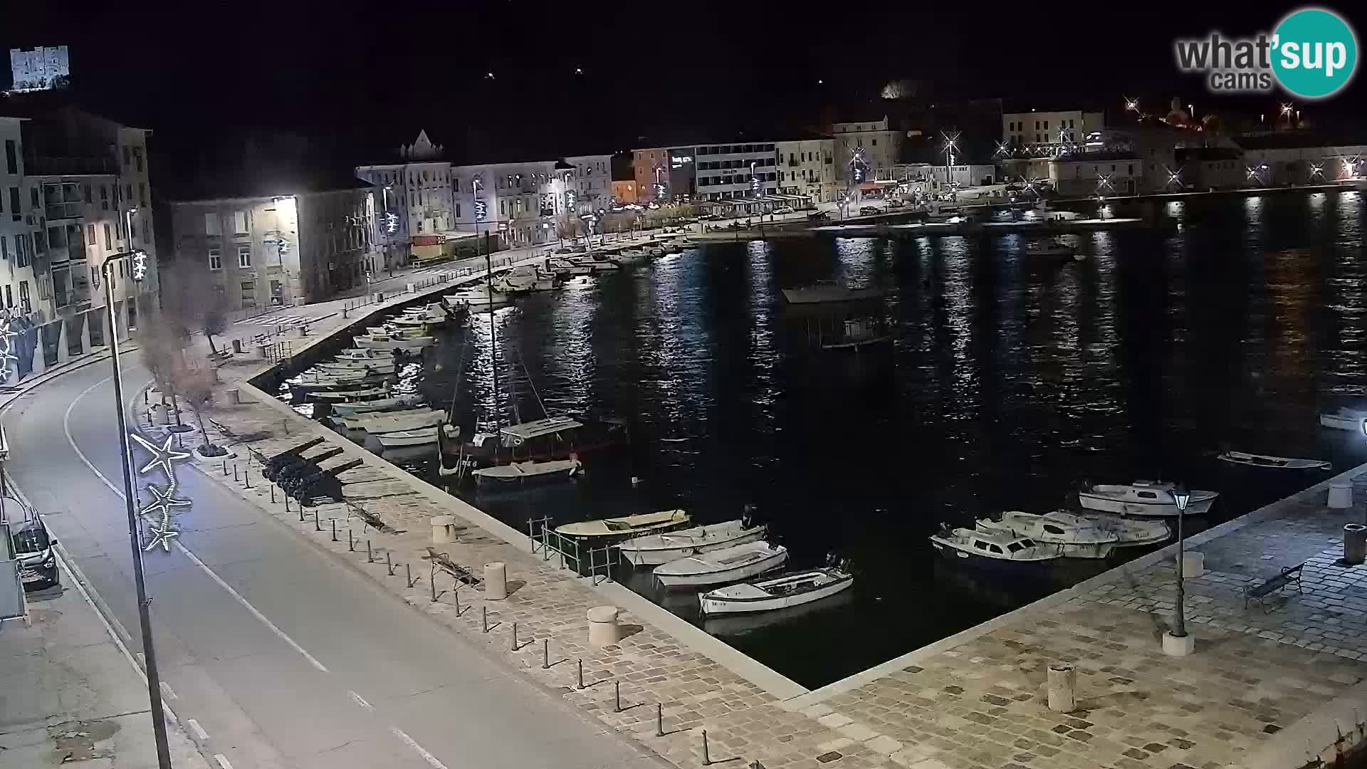 Senj Webcam – Panoramic view of Senj riva